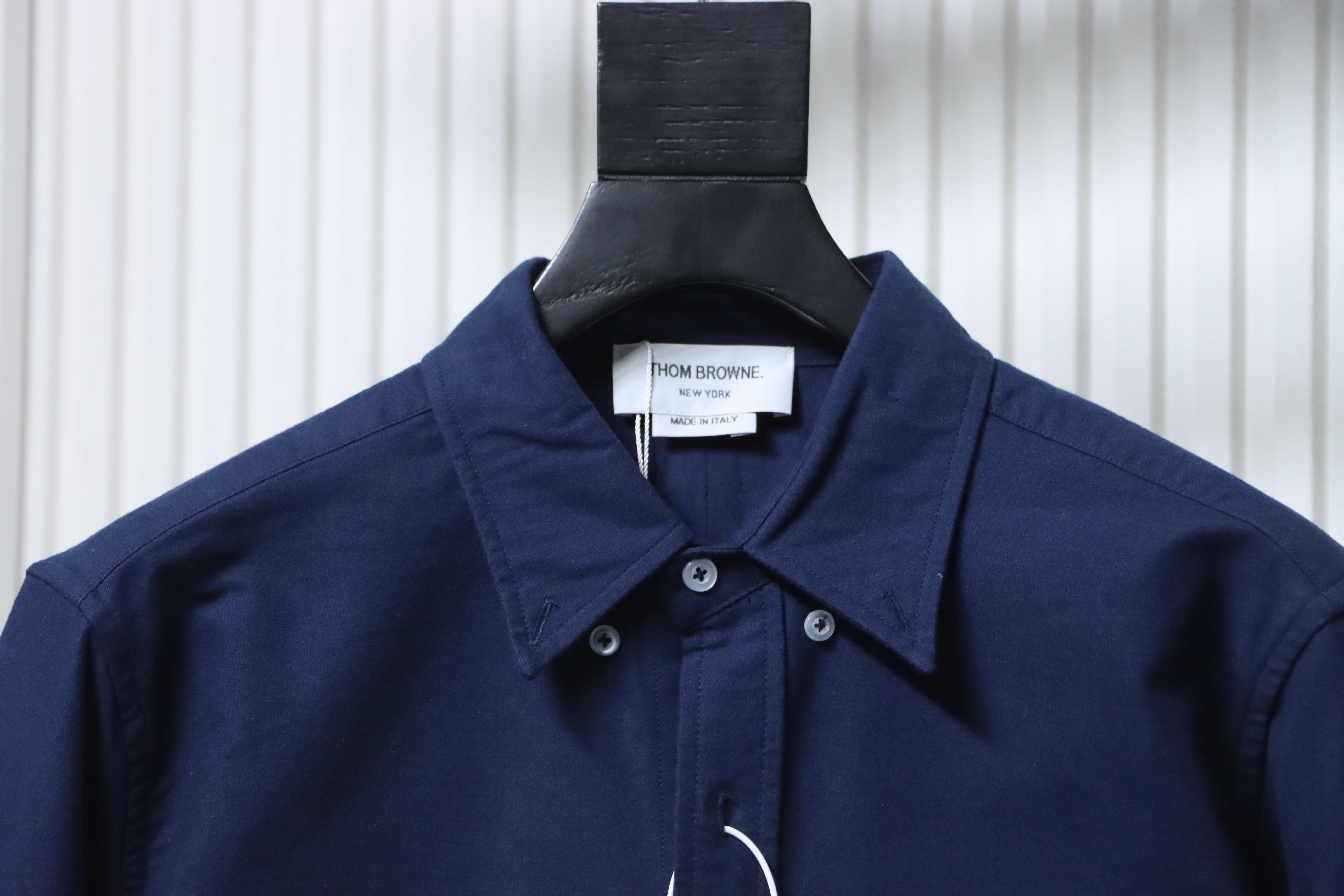 Thom Browne TB 24FW Flannel Long Sleeve Shirt
