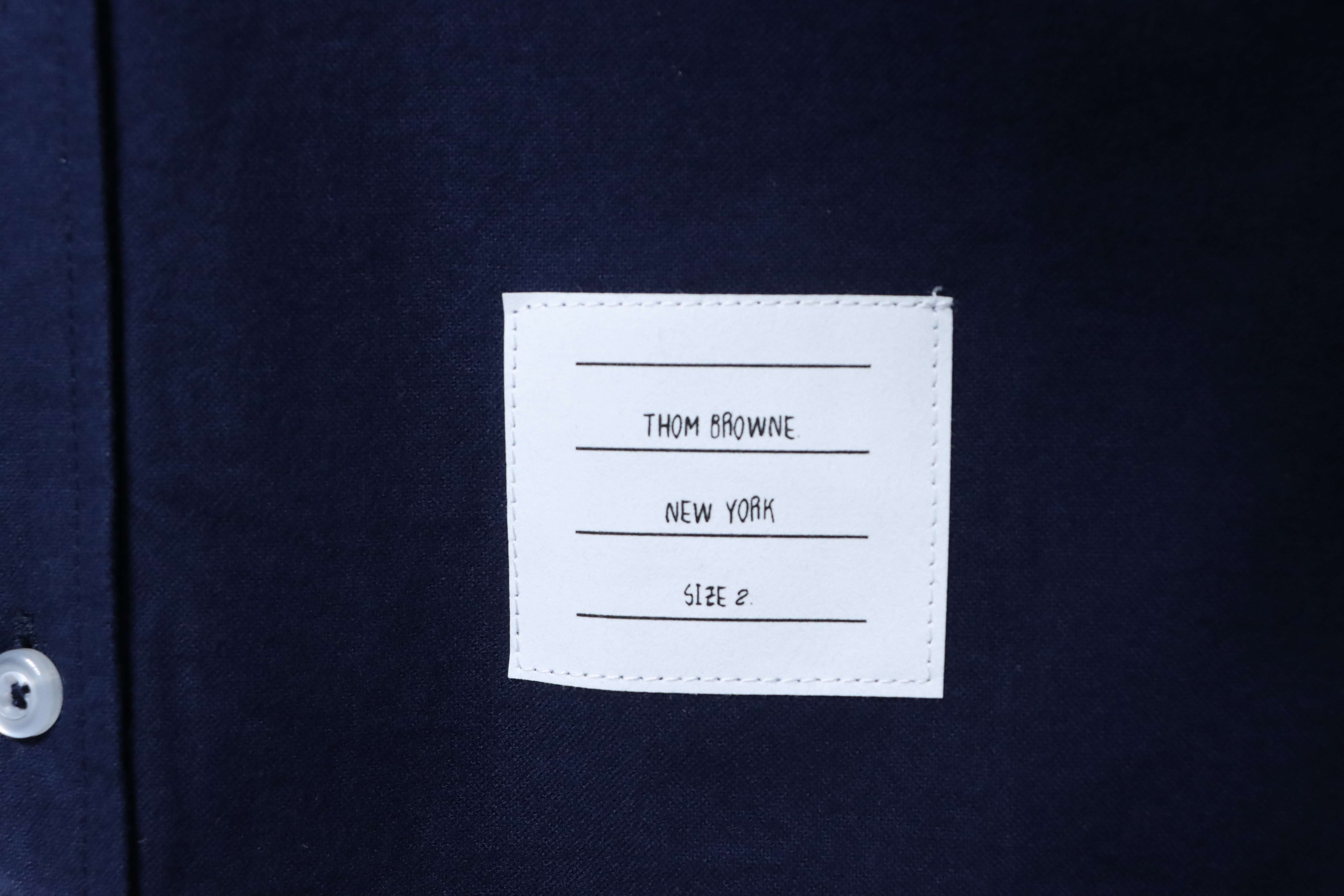 Thom Browne TB 24FW Flannel Long Sleeve Shirt