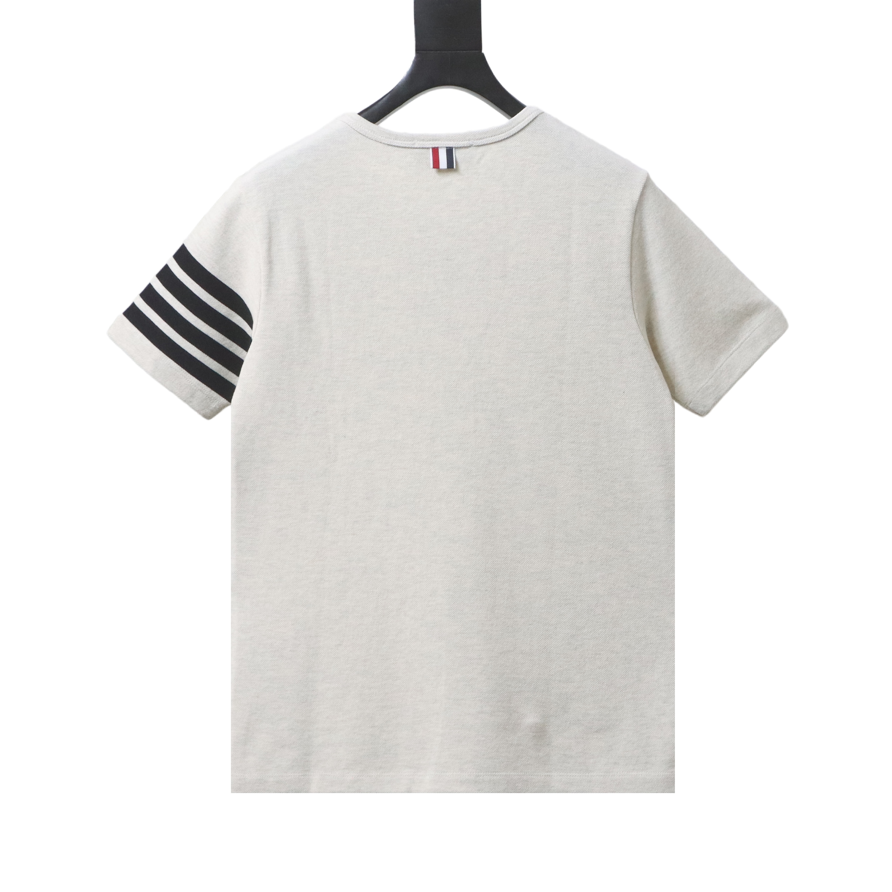 Thom Browne TB Classic Four-Bar Crewneck Short Sleeve T-Shirt Style 1