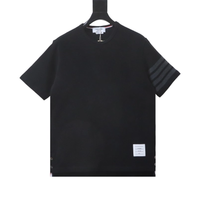 Thom Browne TB Classic Four-Bar Crewneck Short Sleeve T-Shirt Style 2 02