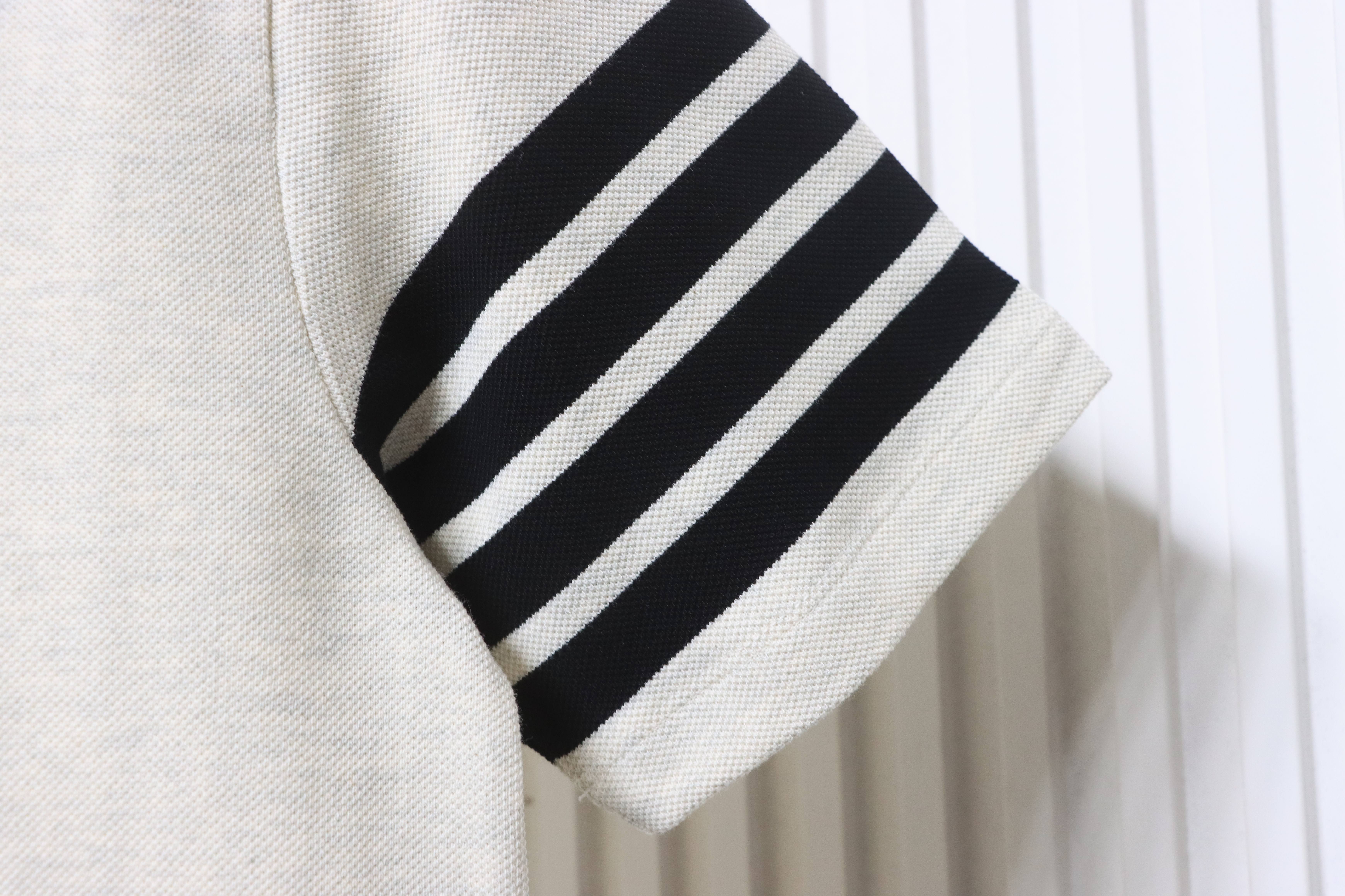 Thom Browne TB Classic Four-Bar Short Sleeve Polo Shirt Style 1