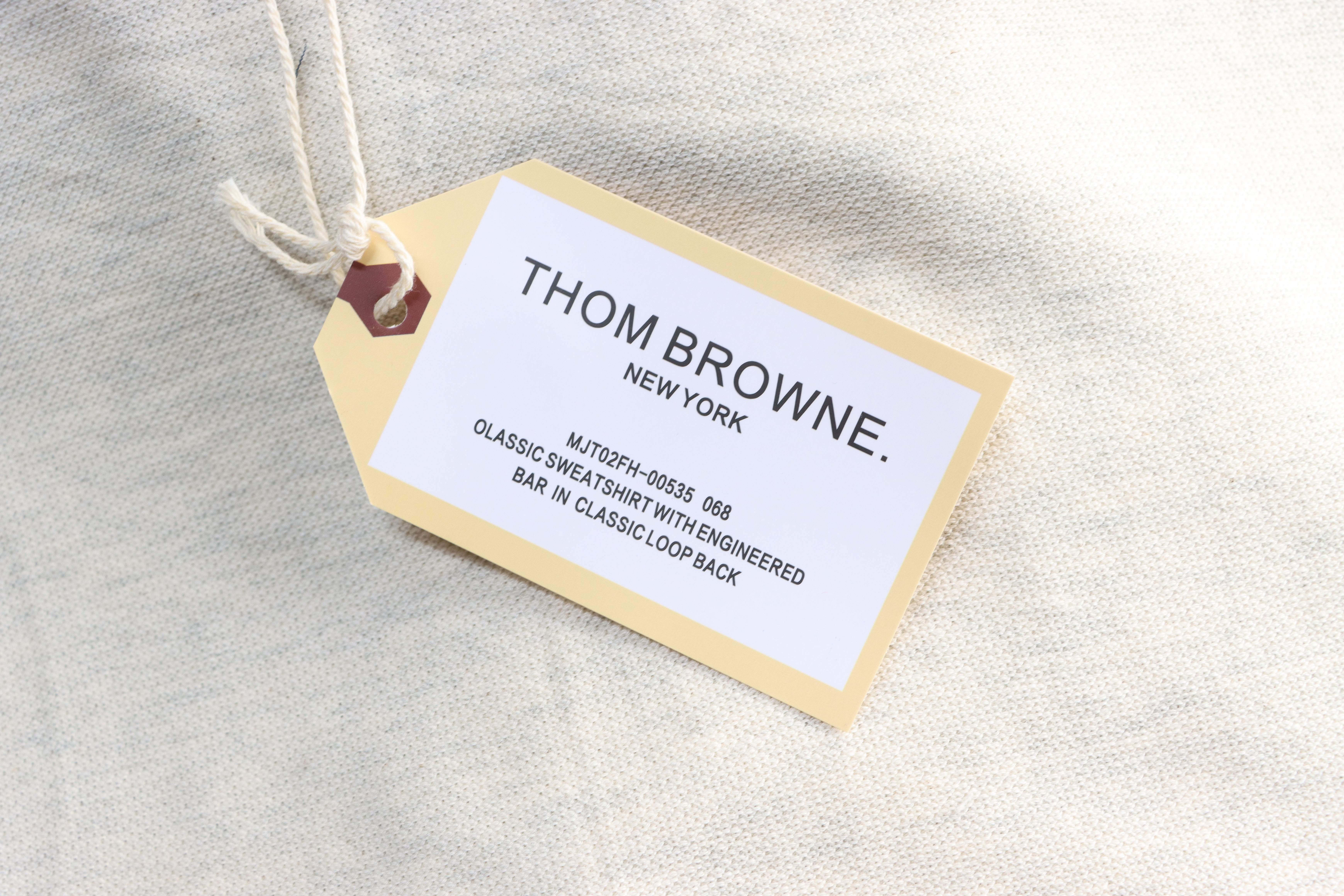 Thom Browne TB Classic Four-Bar Short Sleeve Polo Shirt Style 1