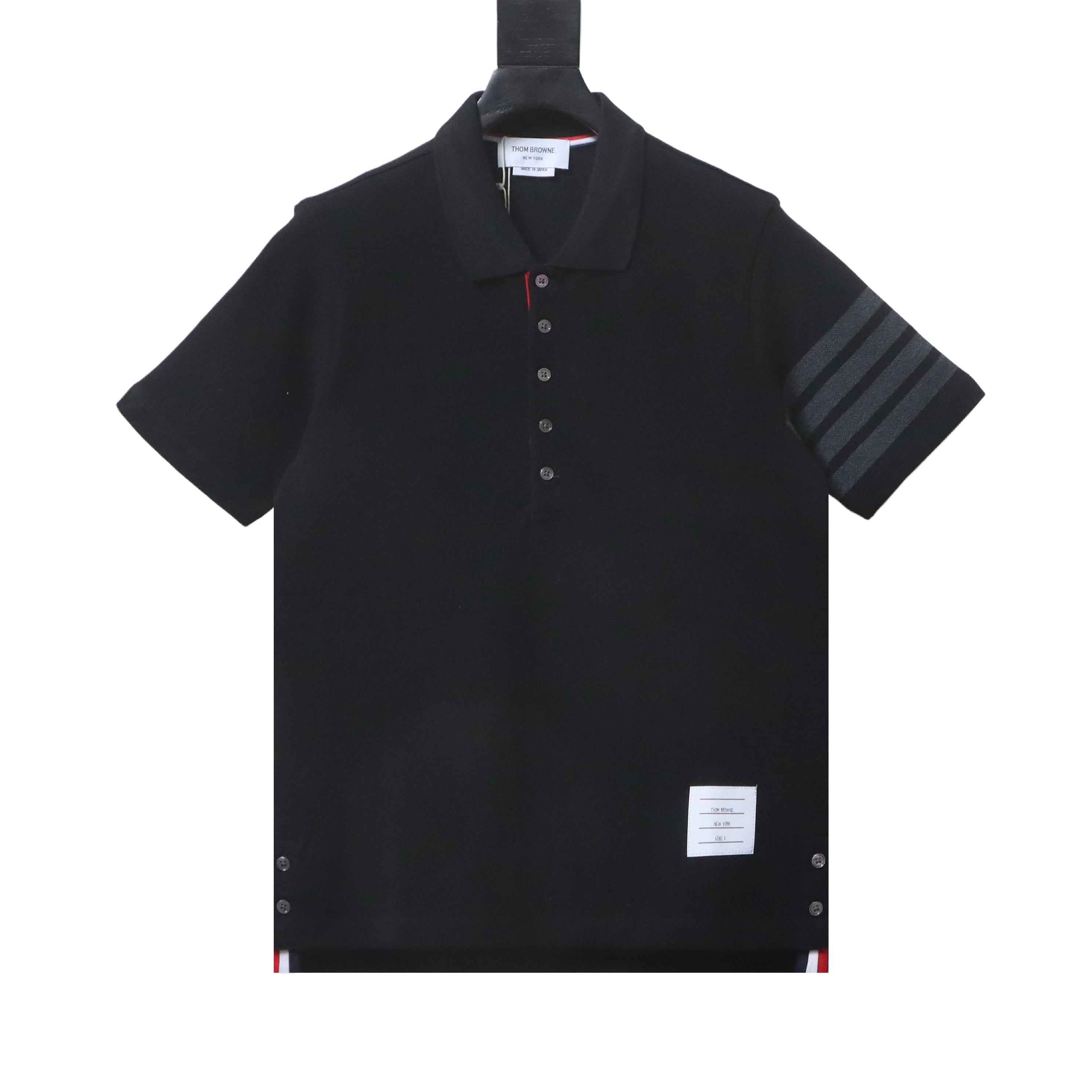 Thom Browne TB Classic Four-Bar Short Sleeve Polo Shirt Style 2