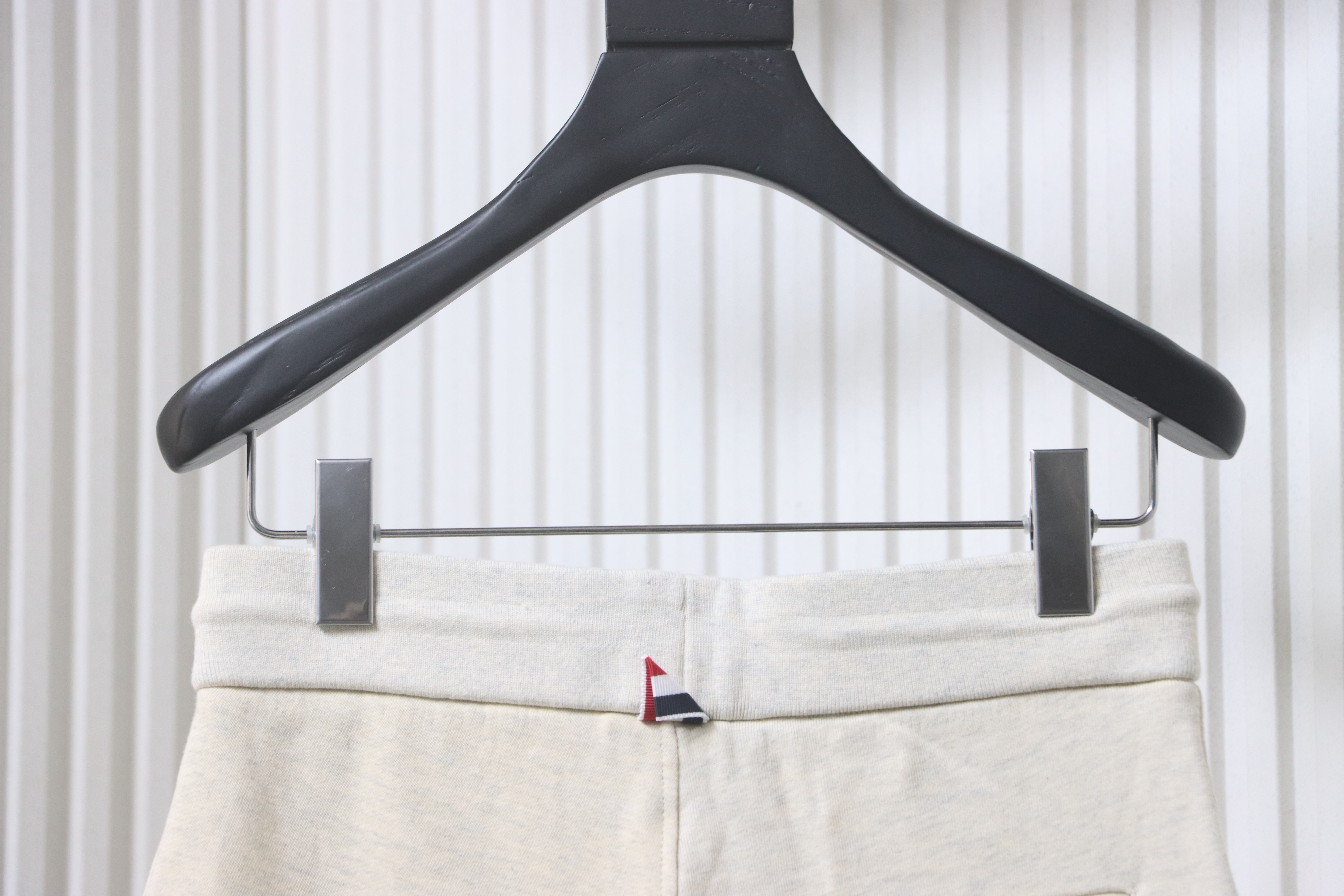 Thom Browne TB Classic Four-Bar Yarn-Dyed Shorts Style 1