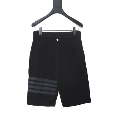 Thom Browne TB Classic Four-Bar Yarn-Dyed Shorts Style 2 02