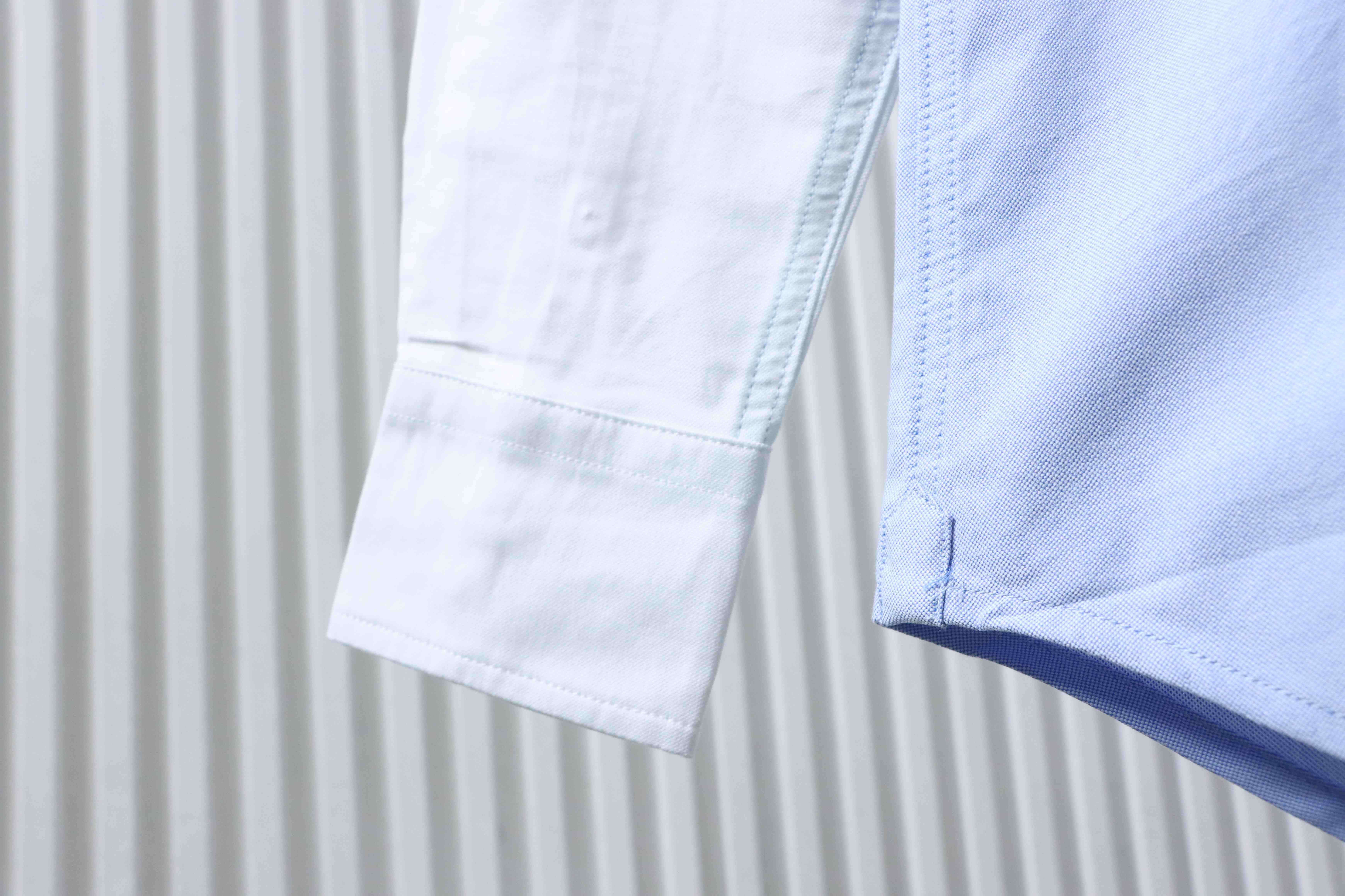 Thom Browne TB Double-Sleeve Colorblock Long Sleeve Shirt