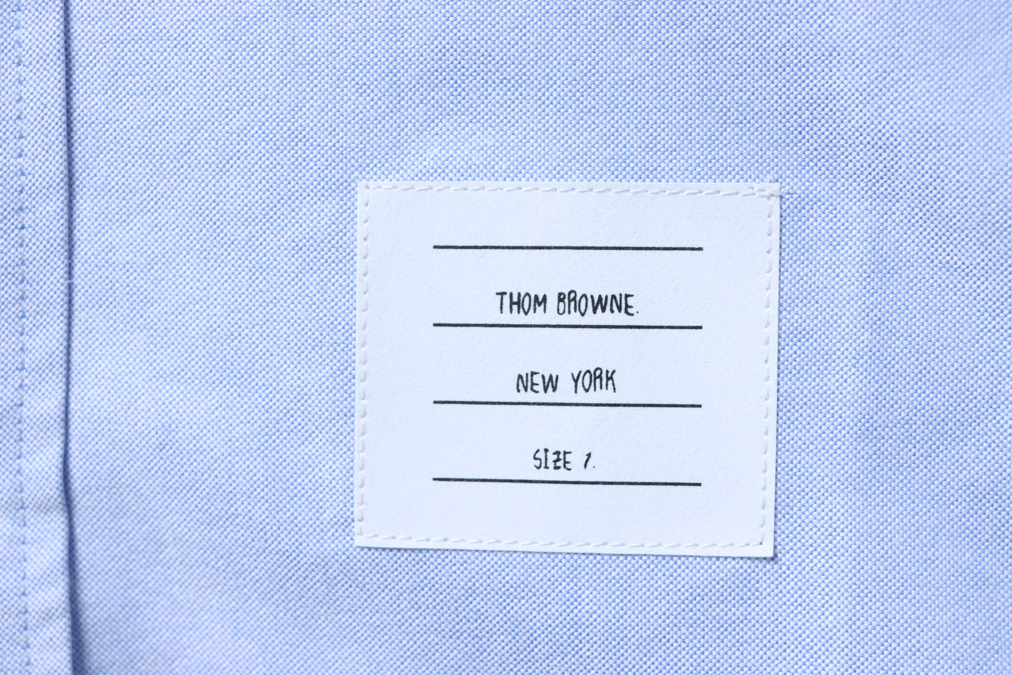 Thom Browne TB Double-Sleeve Colorblock Long Sleeve Shirt