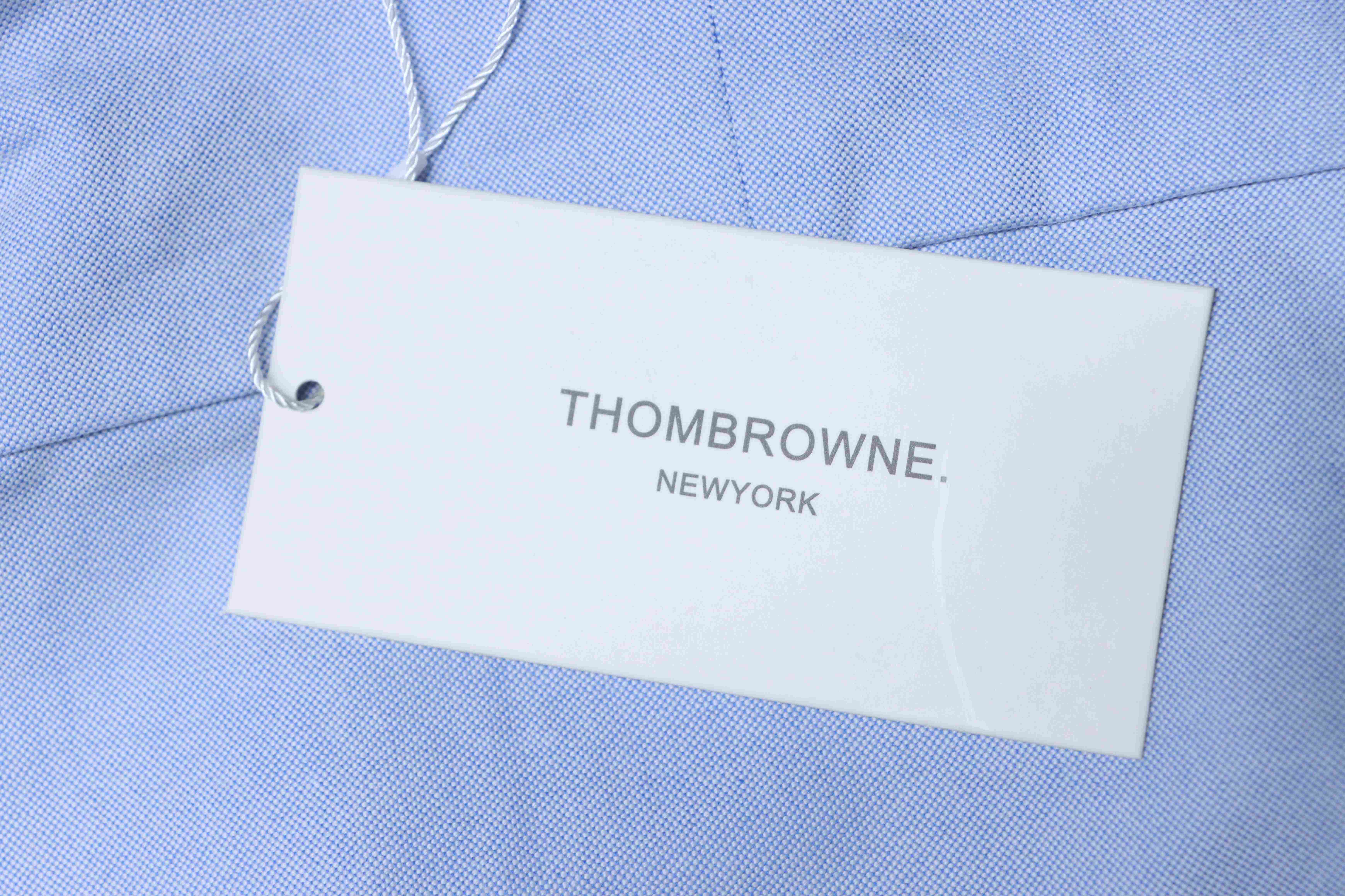 Thom Browne TB Double-Sleeve Colorblock Long Sleeve Shirt