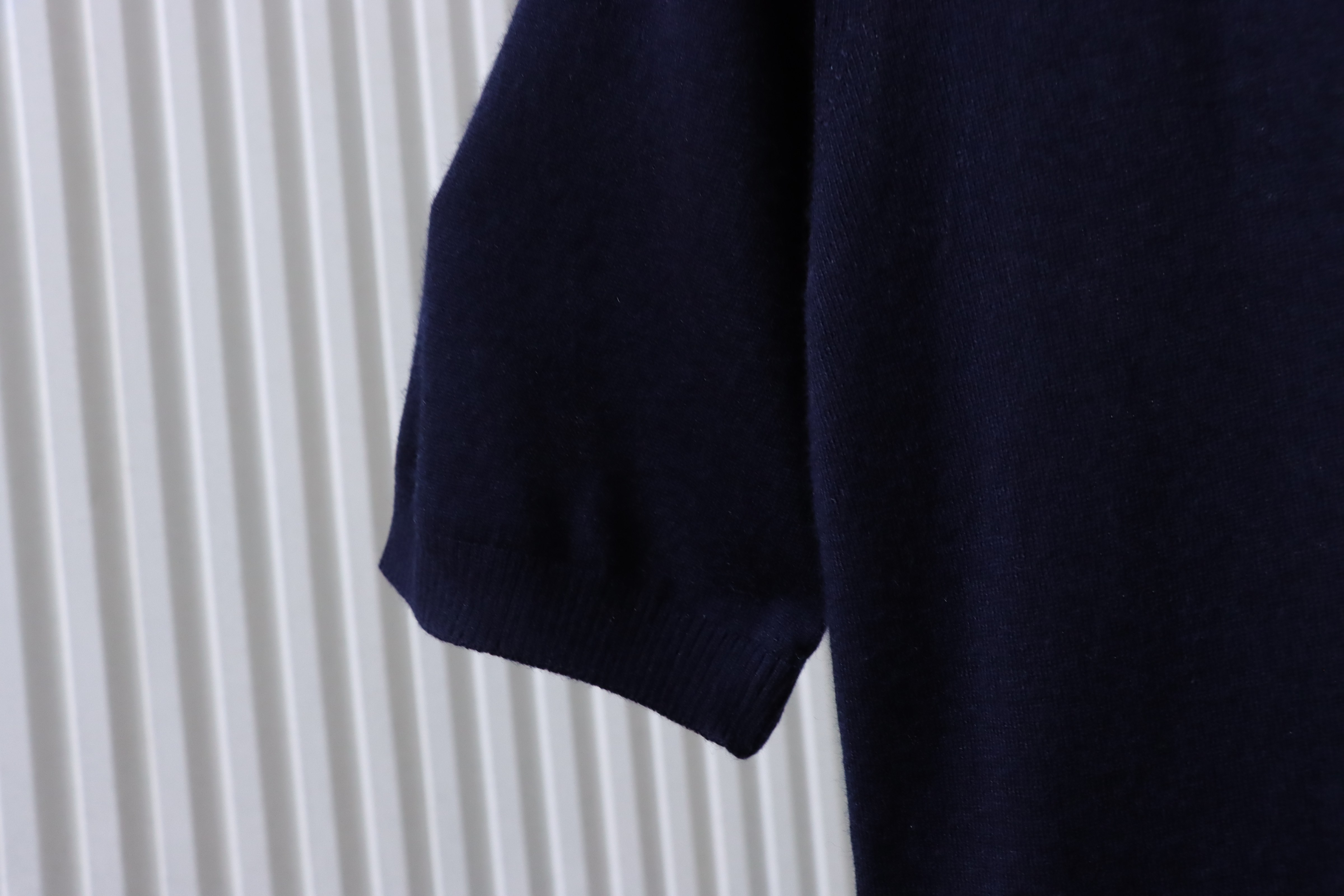 Thom Browne TB Fine Wool Four-Bar Short Sleeve T-Shirt Style 3