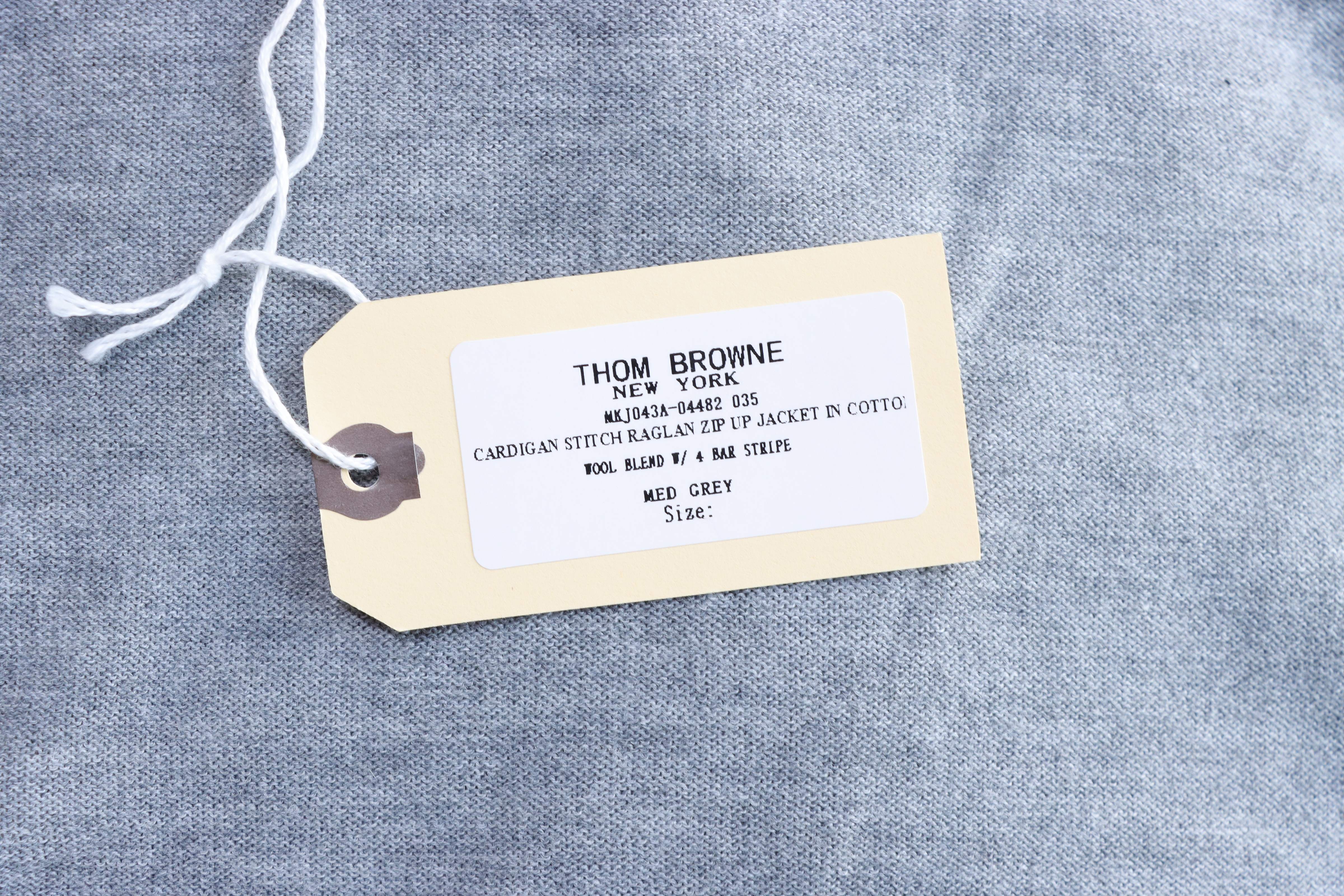 Thom Browne TB Fine Wool Four-Bar Short Sleeve T-Shirt Style 5