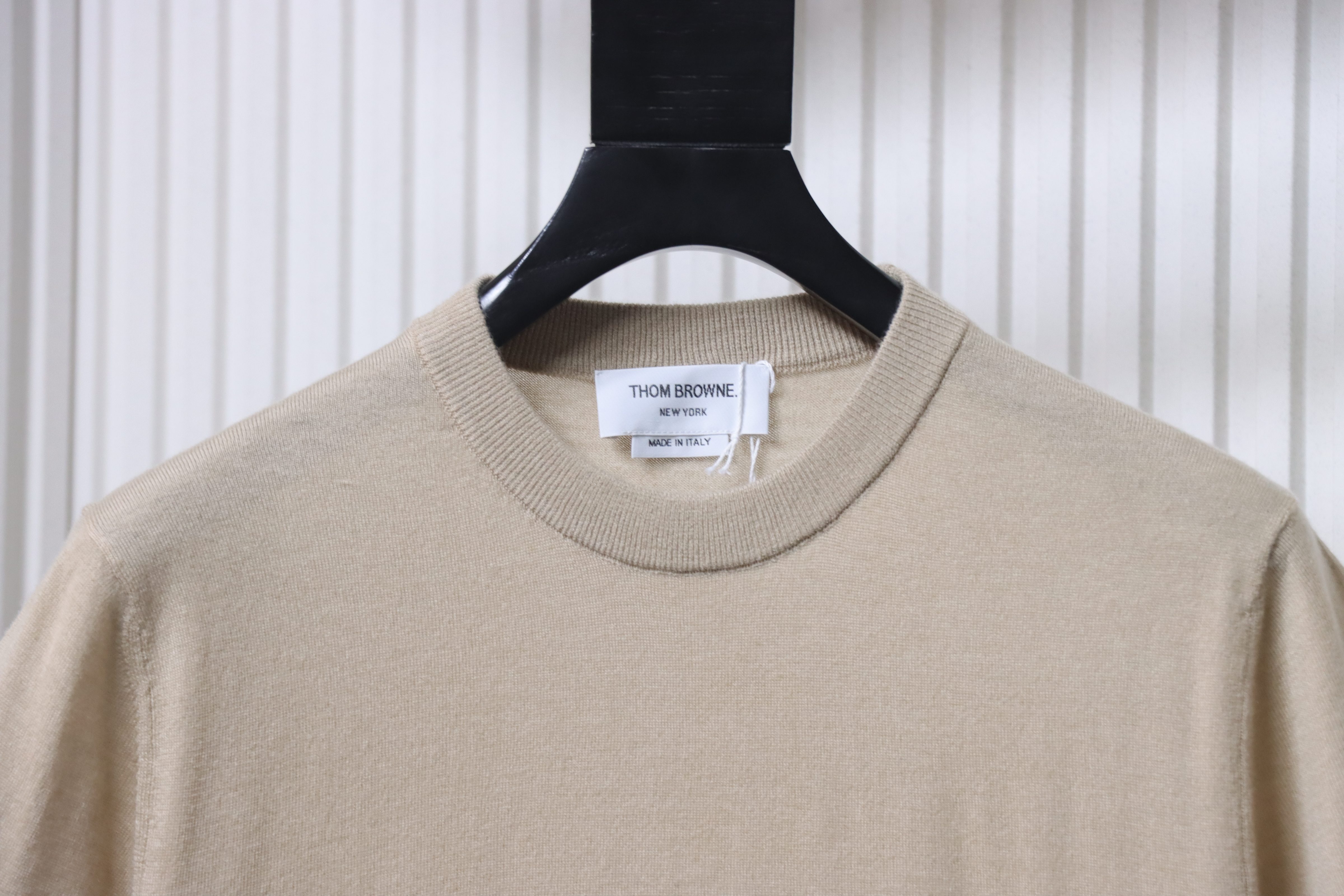 Thom Browne TB Fine Wool Four-Bar Short Sleeve T-Shirt Style 7