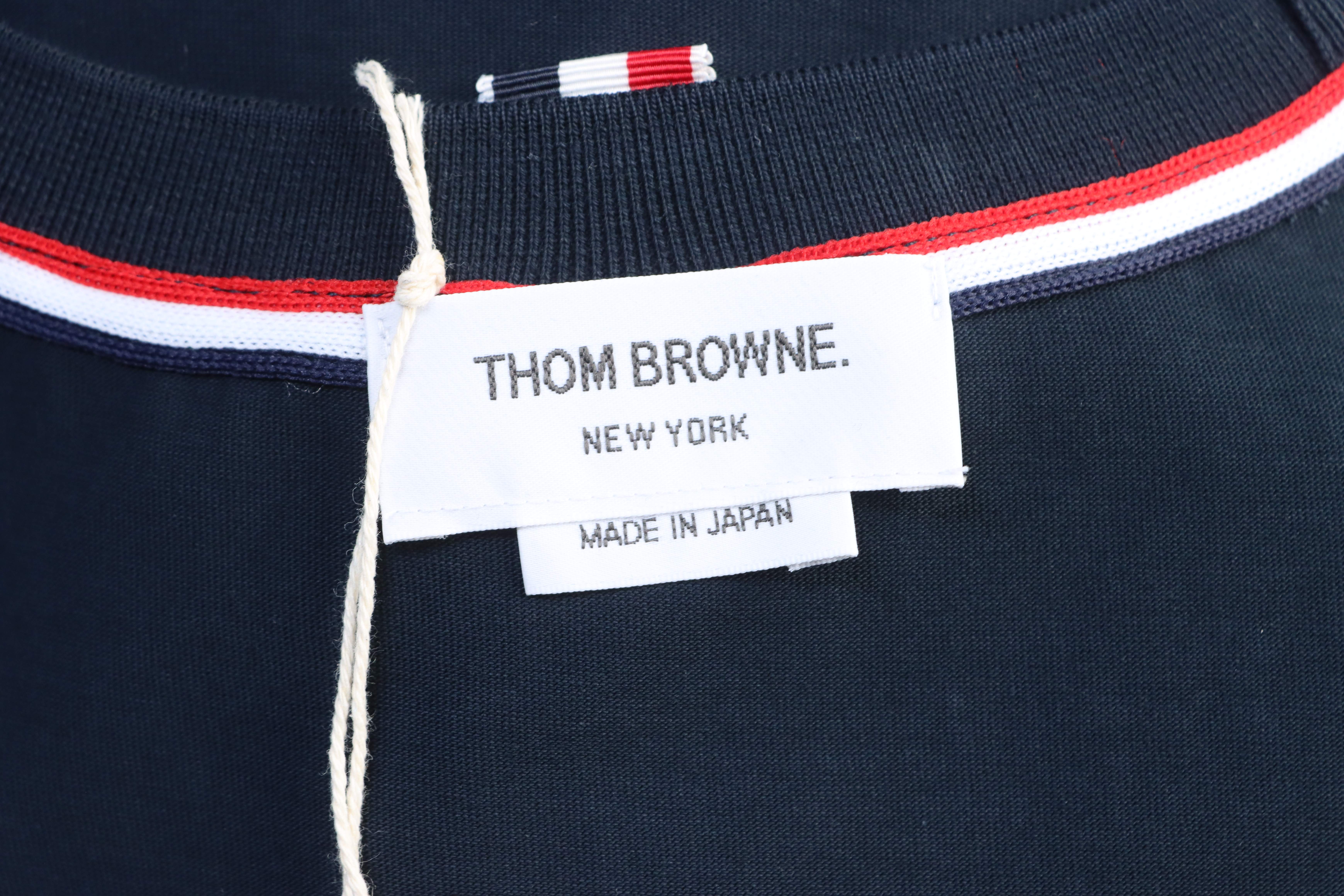 Thom Browne TB Tennis Dog Crewneck Short Sleeve T-Shirt Style 2