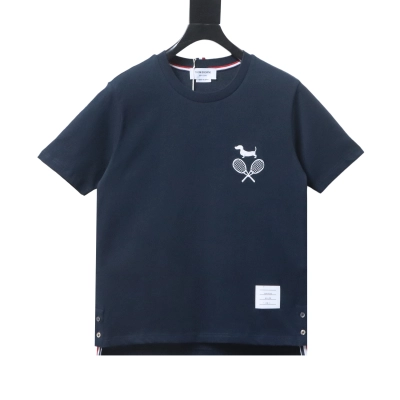 Thom Browne TB Tennis Dog Crewneck Short Sleeve T-Shirt Style 2 01