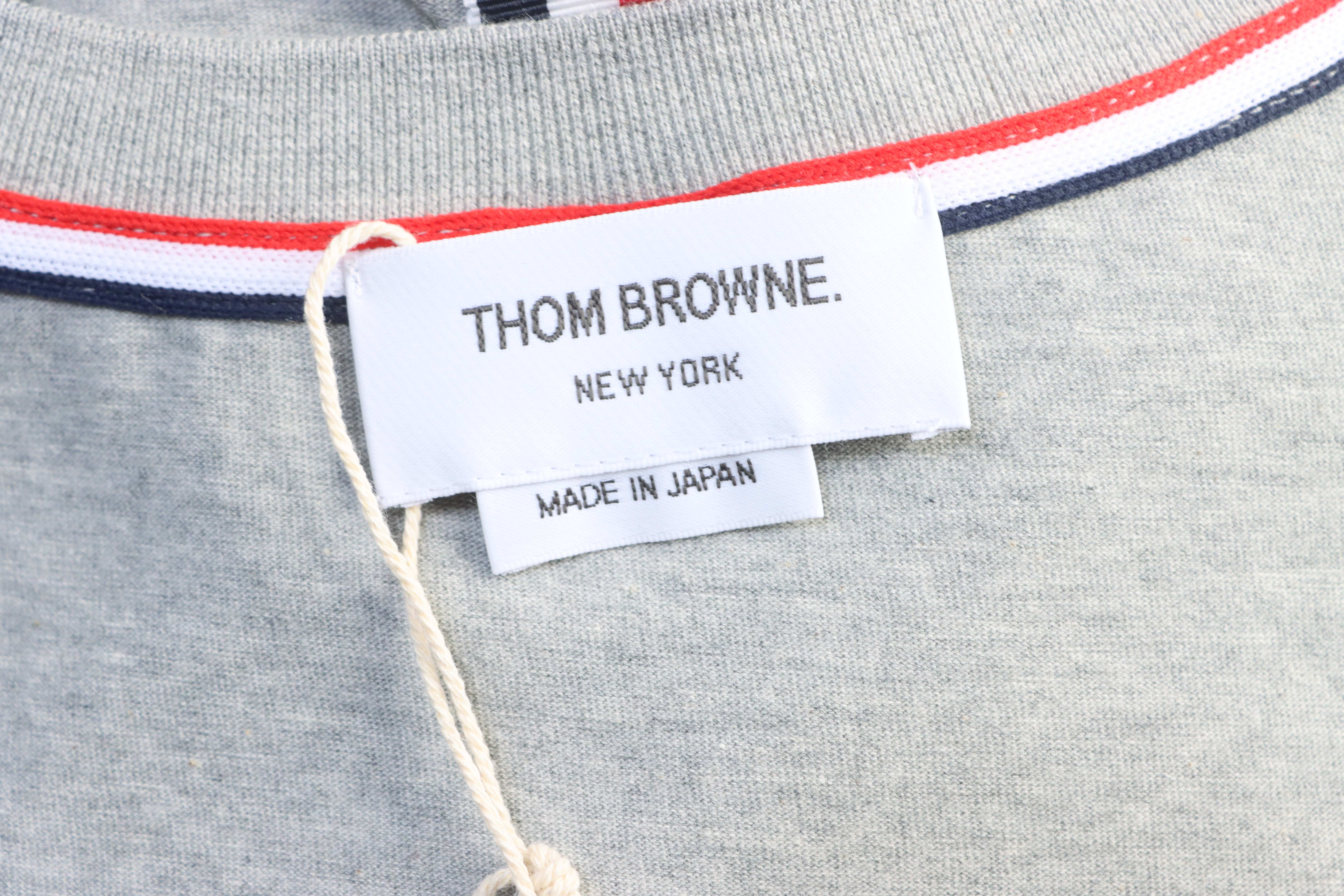 Thom Browne TB Tennis Dog Crewneck Short Sleeve T-Shirt Style 3