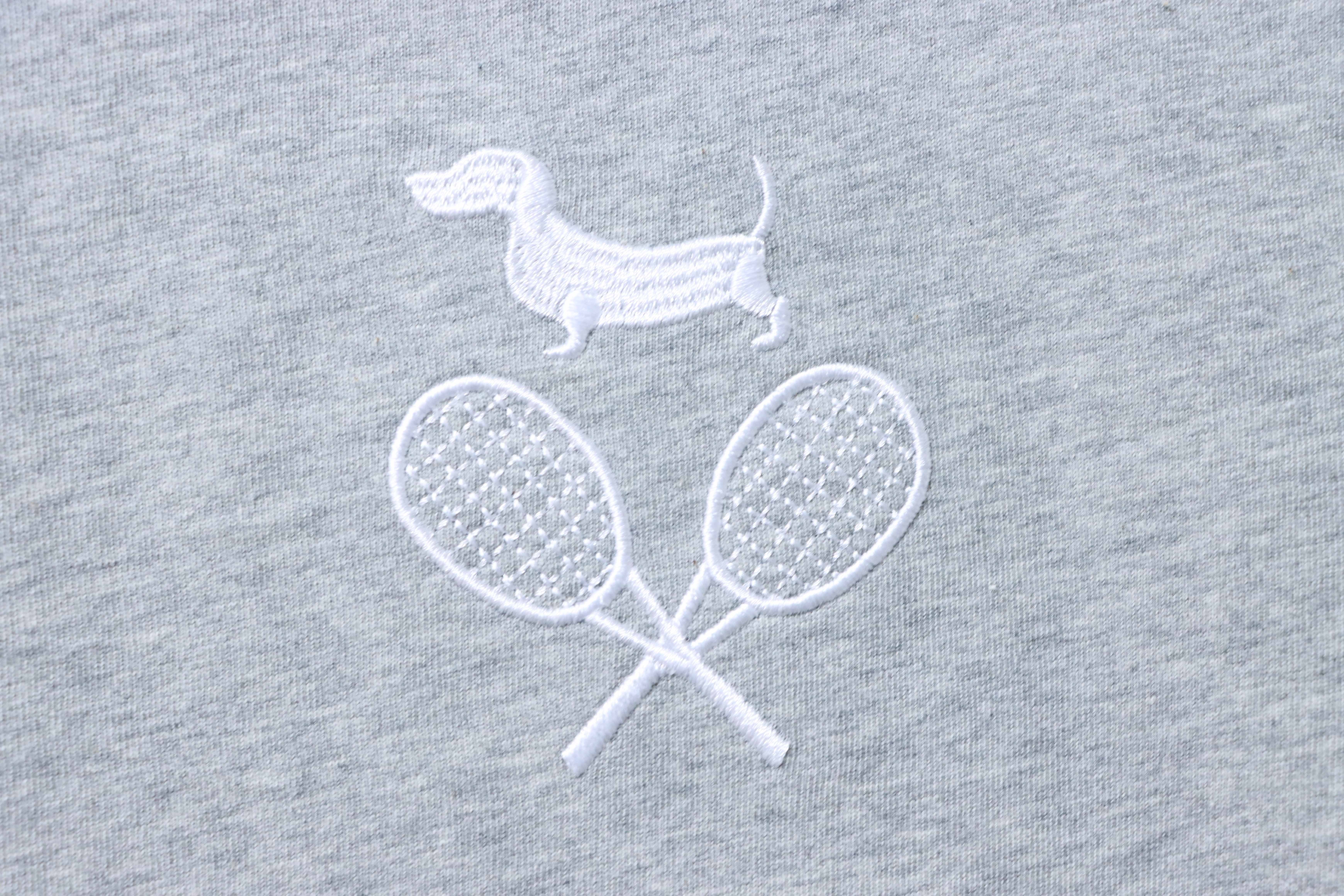 Thom Browne TB Tennis Dog Crewneck Short Sleeve T-Shirt Style 3