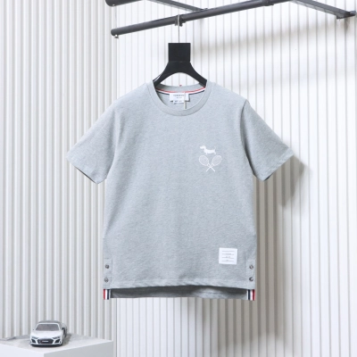 Thom Browne TB Tennis Dog Crewneck Short Sleeve T-Shirt Style 3 01