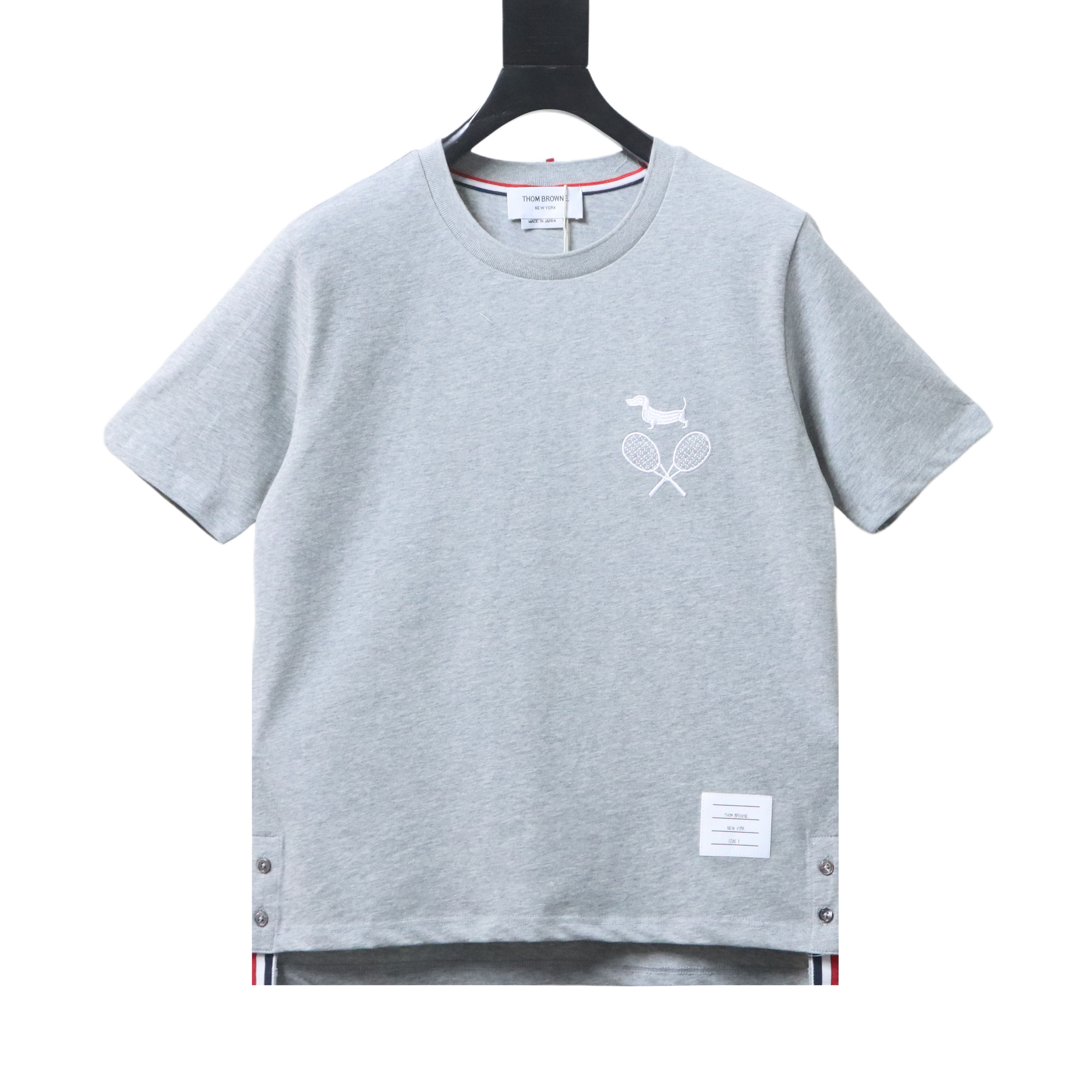 Thom Browne TB Tennis Dog Crewneck Short Sleeve T-Shirt Style 3