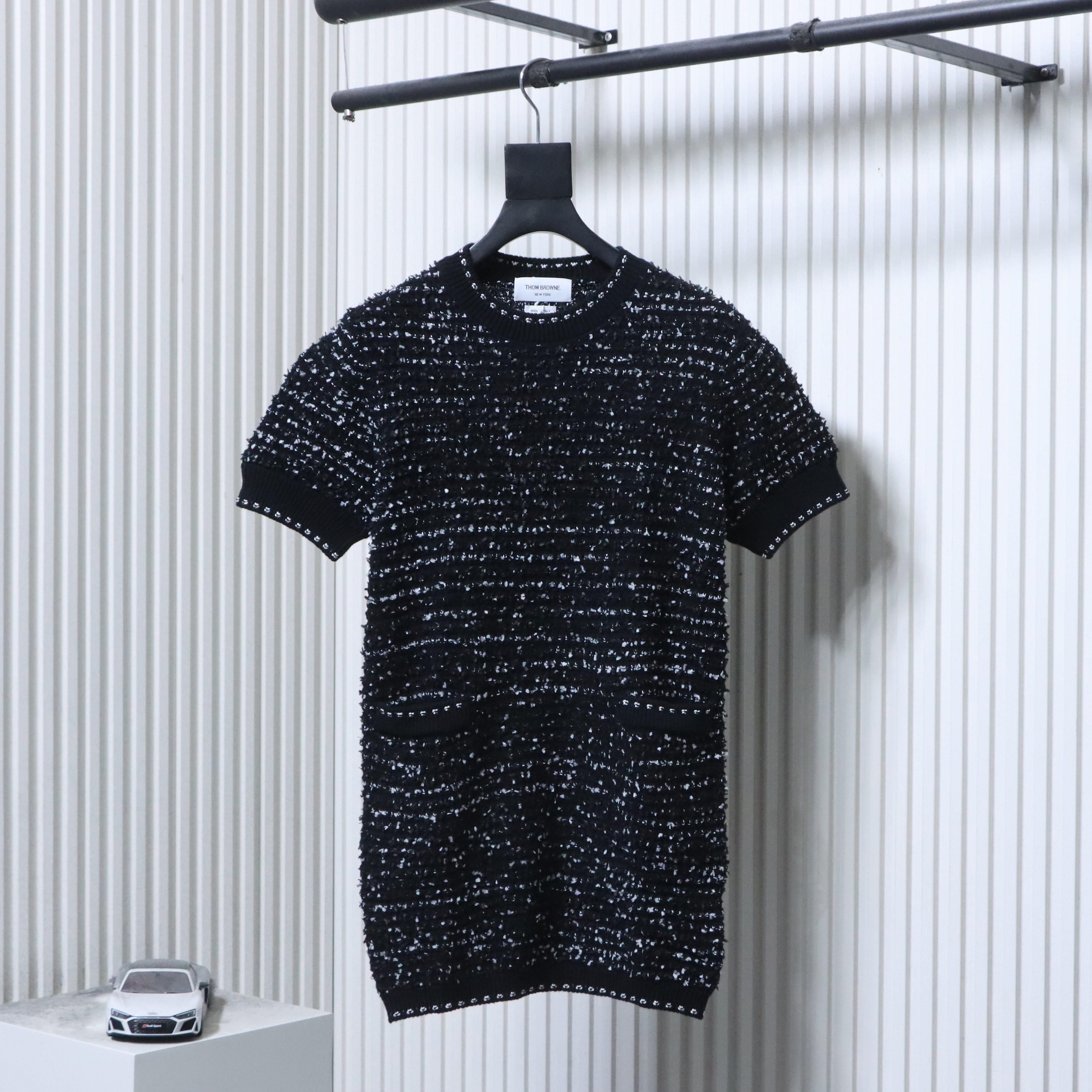Thom Browne TB Tweed Jacquard Dress
