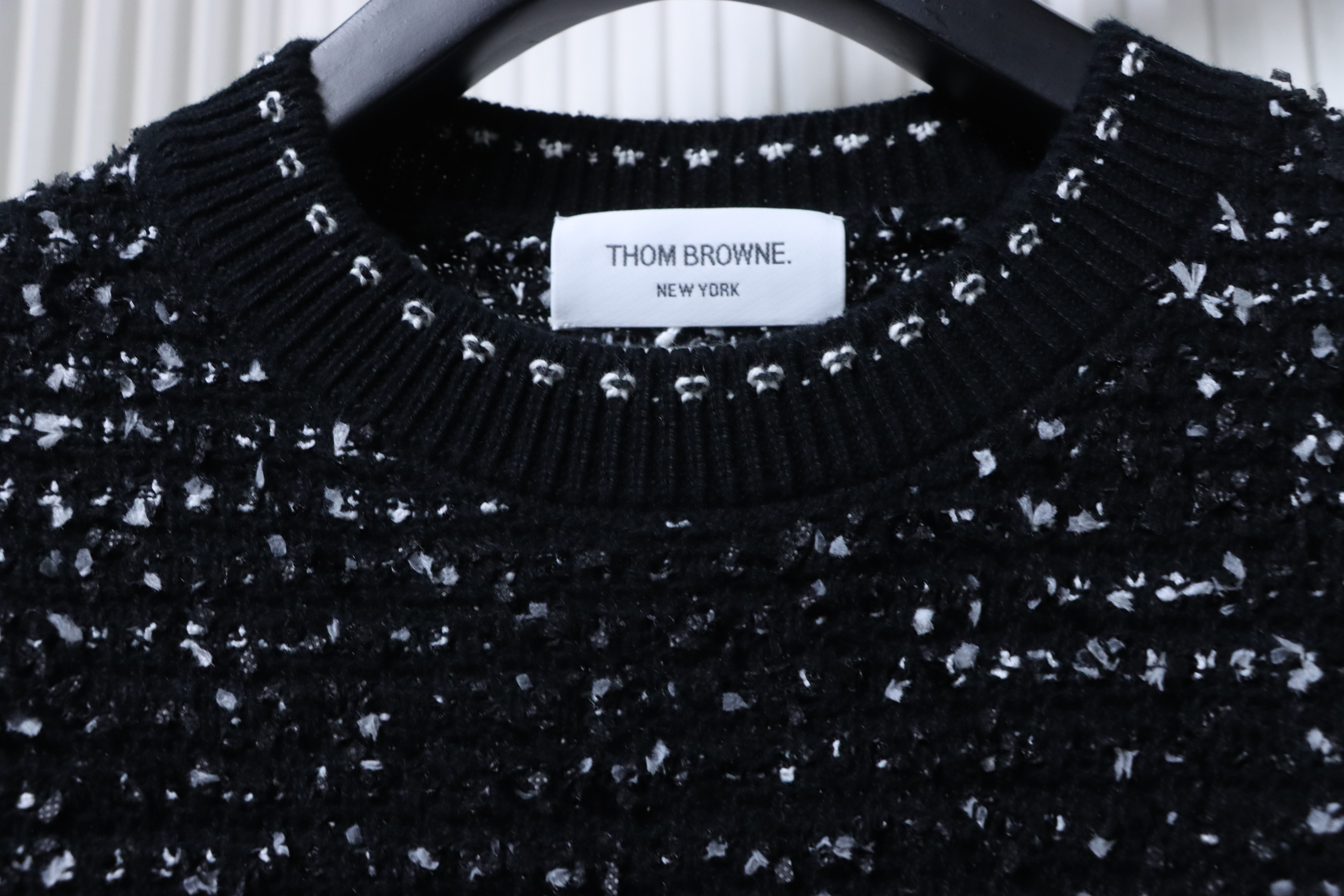 Thom Browne TB Tweed Jacquard Dress