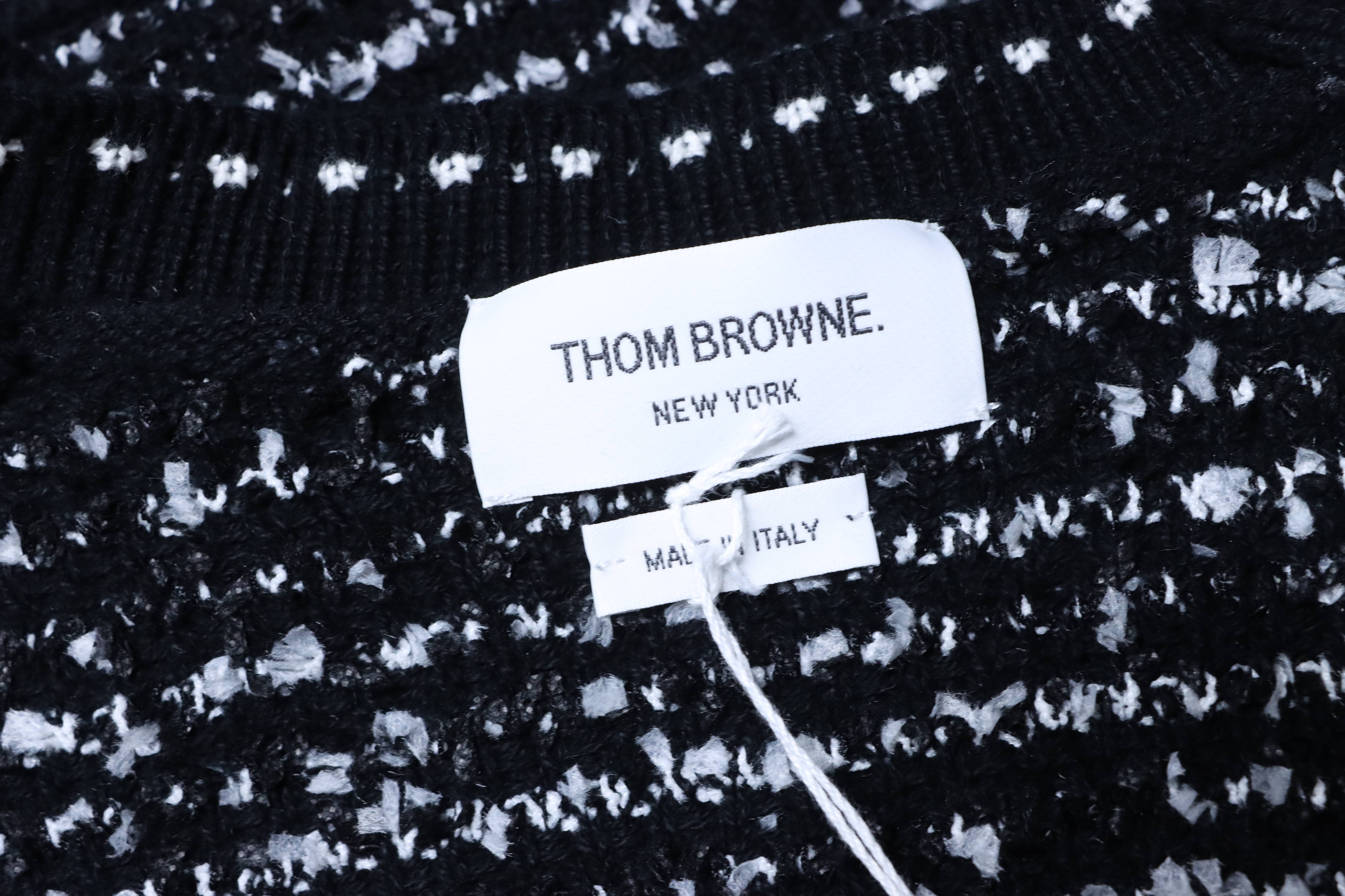 Thom Browne TB Tweed Jacquard Dress