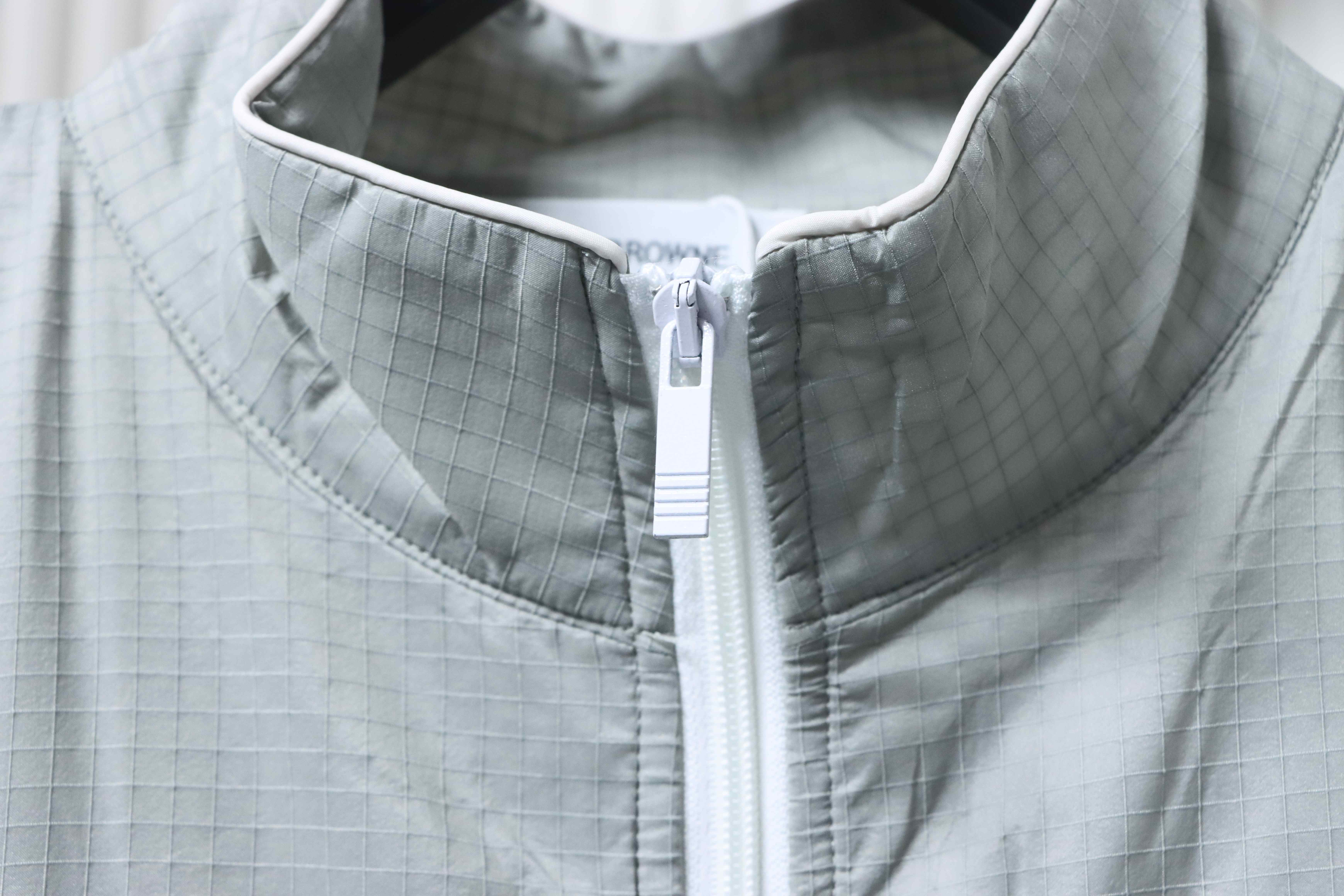 Thom Browne Top Version Double-Layer Casual Four-Bar Woven Stand Collar Jacket Style 1