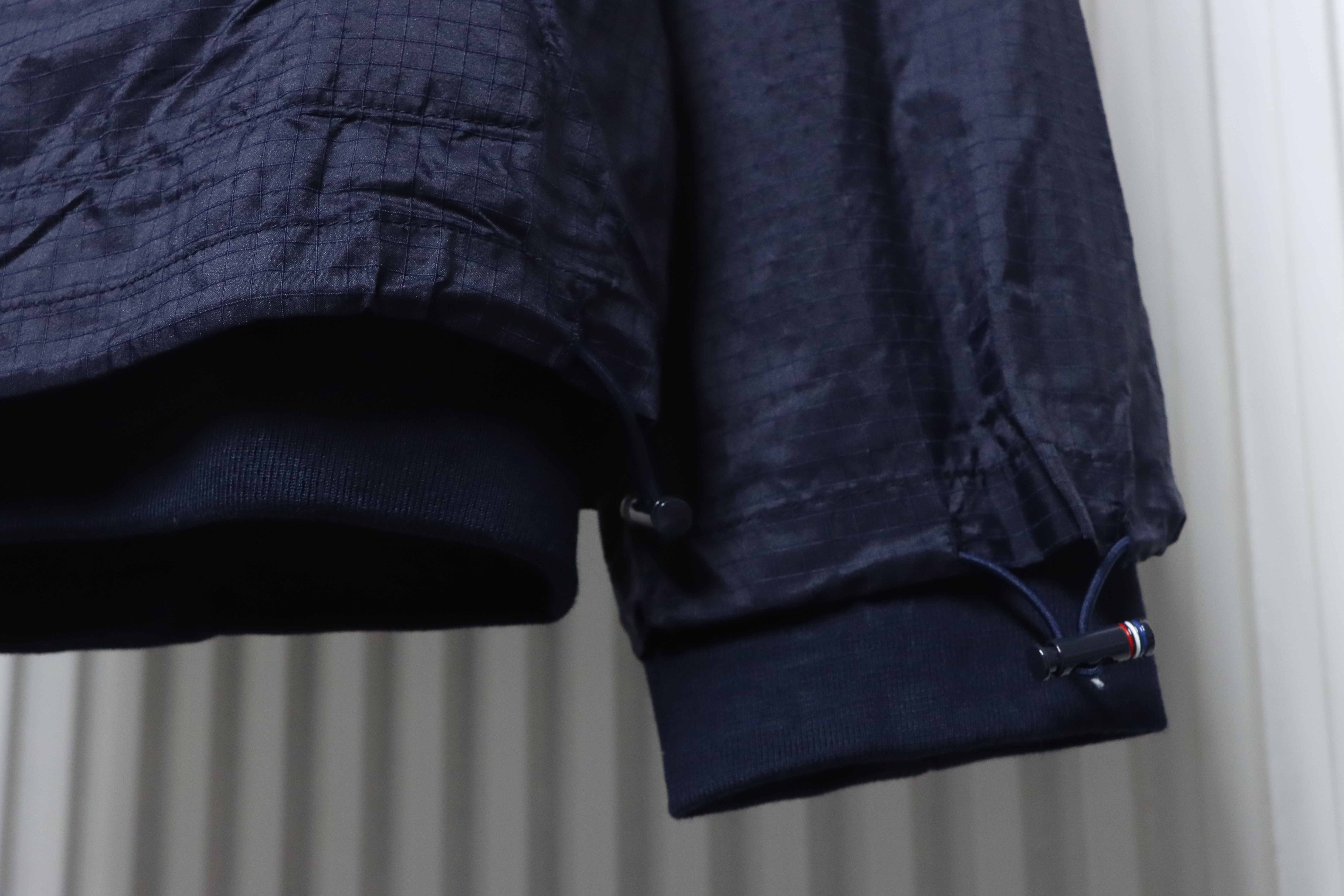 Thom Browne Top Version Double-Layer Casual Four-Bar Woven Stand Collar Jacket Style 2
