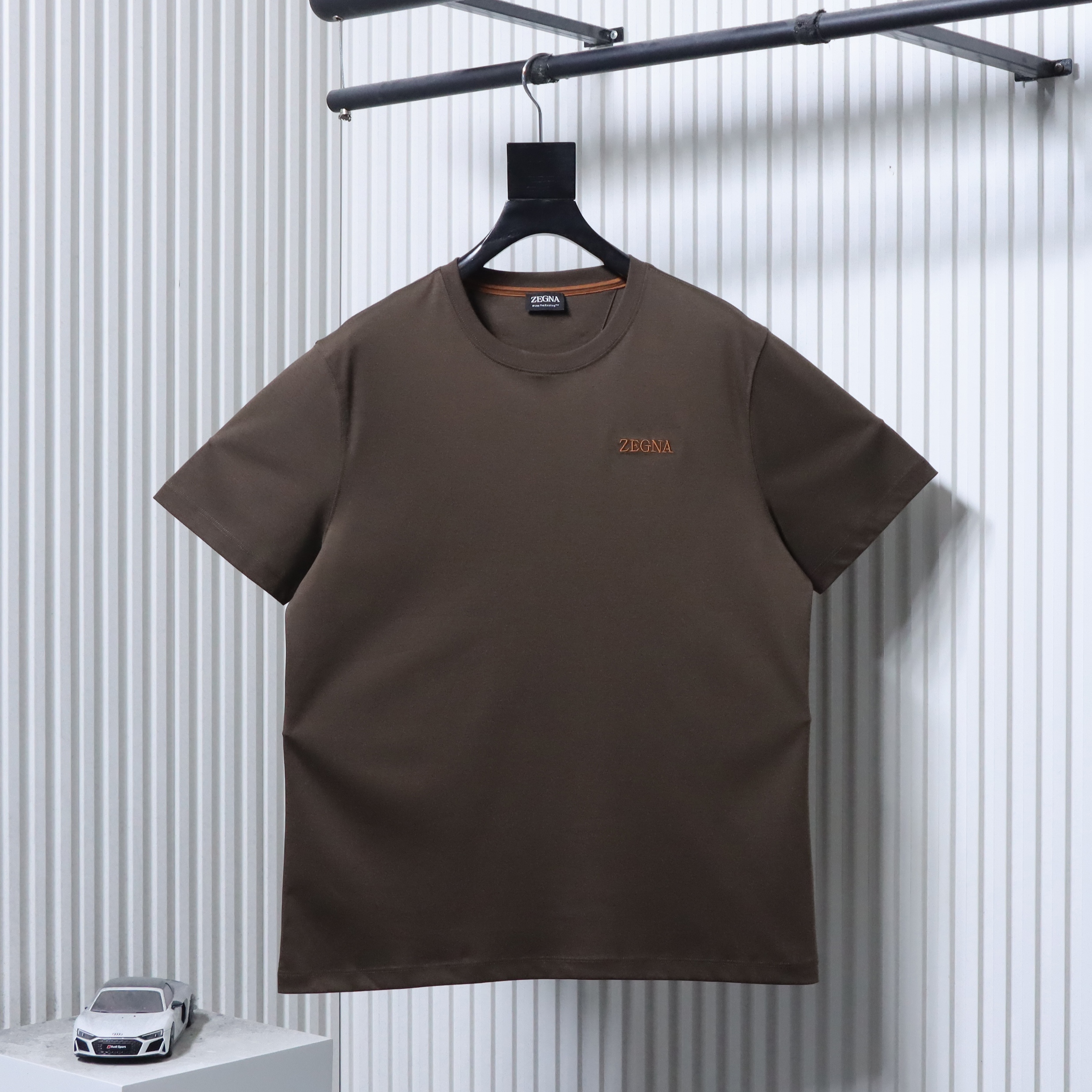 ZEGNA Padded Short Sleeve T-Shirt Style 1