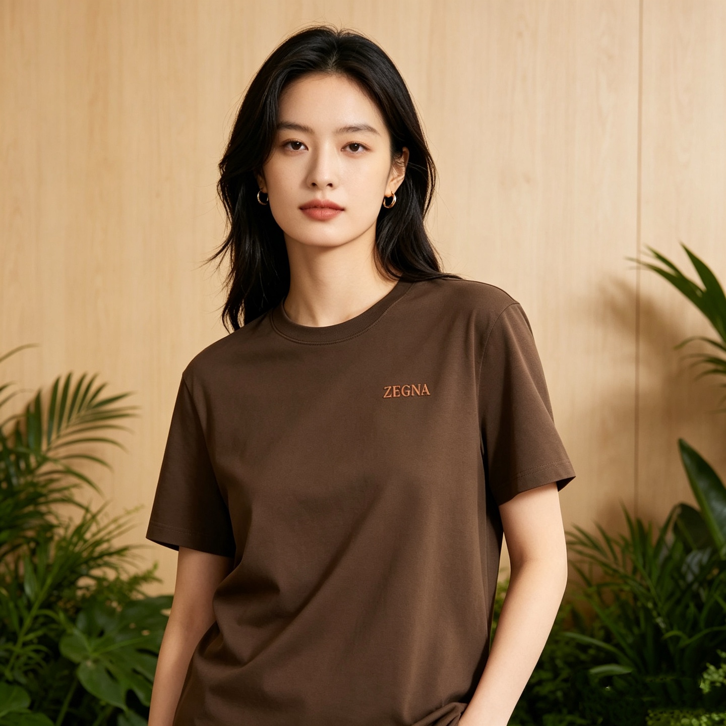 ZEGNA Padded Short Sleeve T-Shirt Style 1
