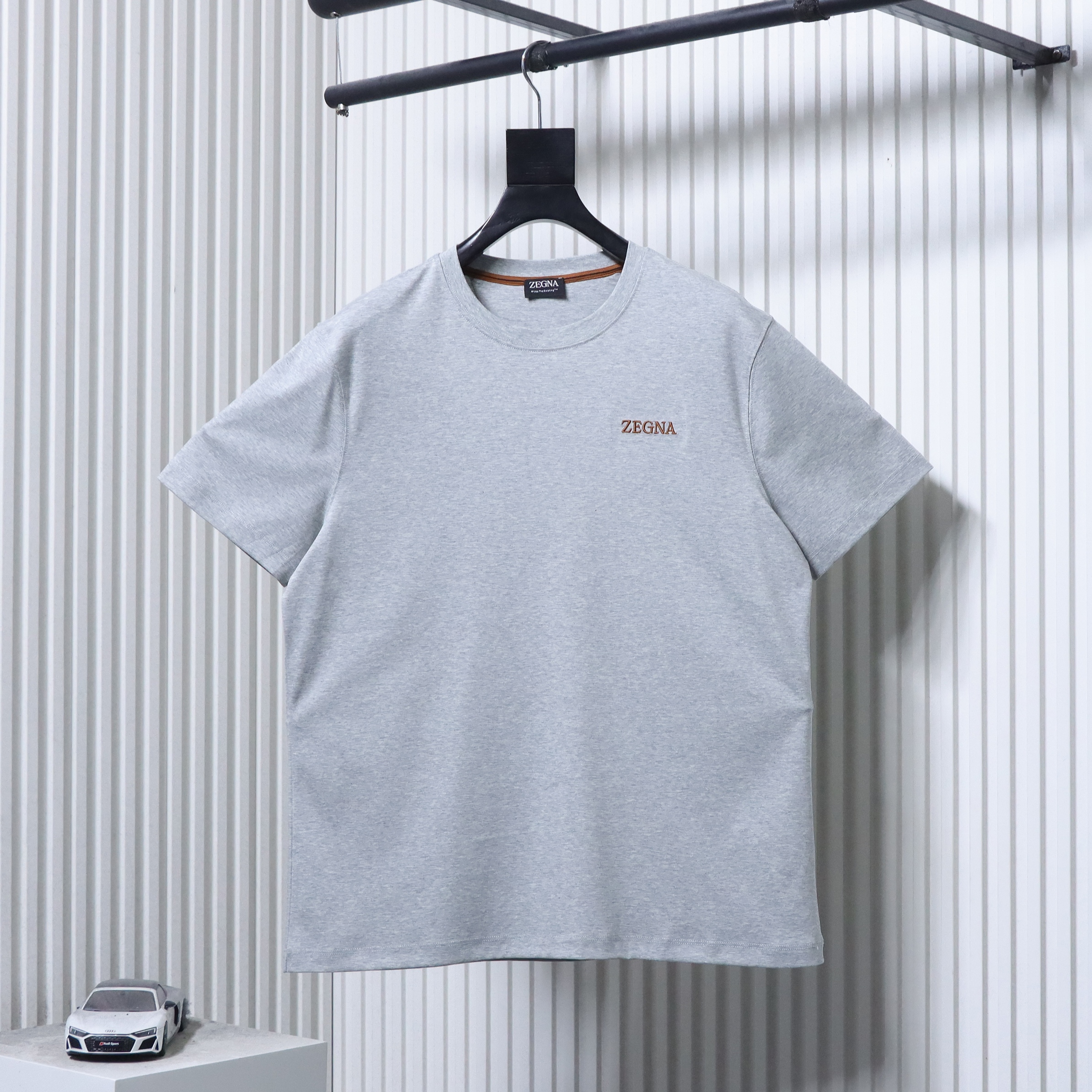 ZEGNA Padded Short Sleeve T-Shirt Style 2