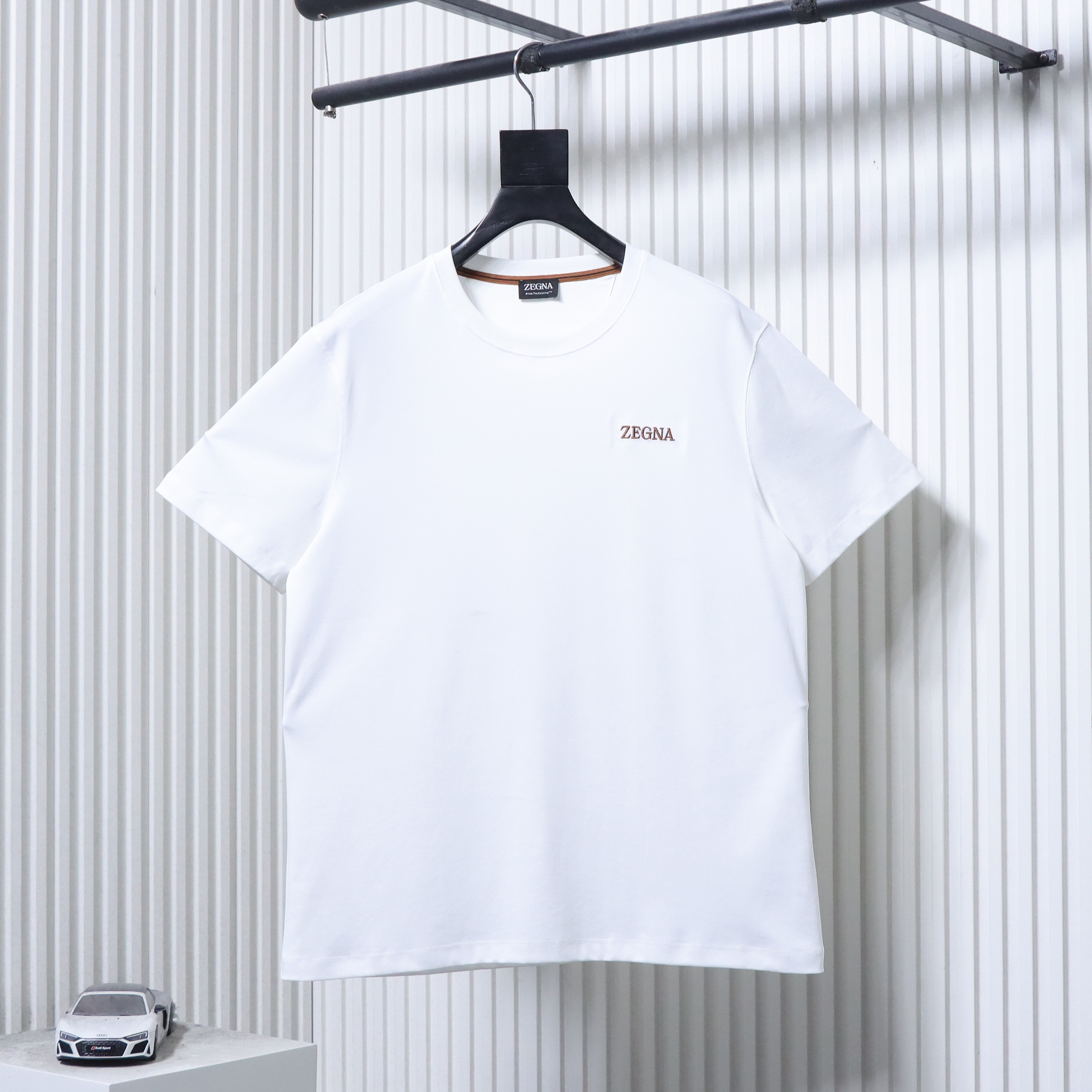 ZEGNA Padded Short Sleeve T-Shirt Style 4