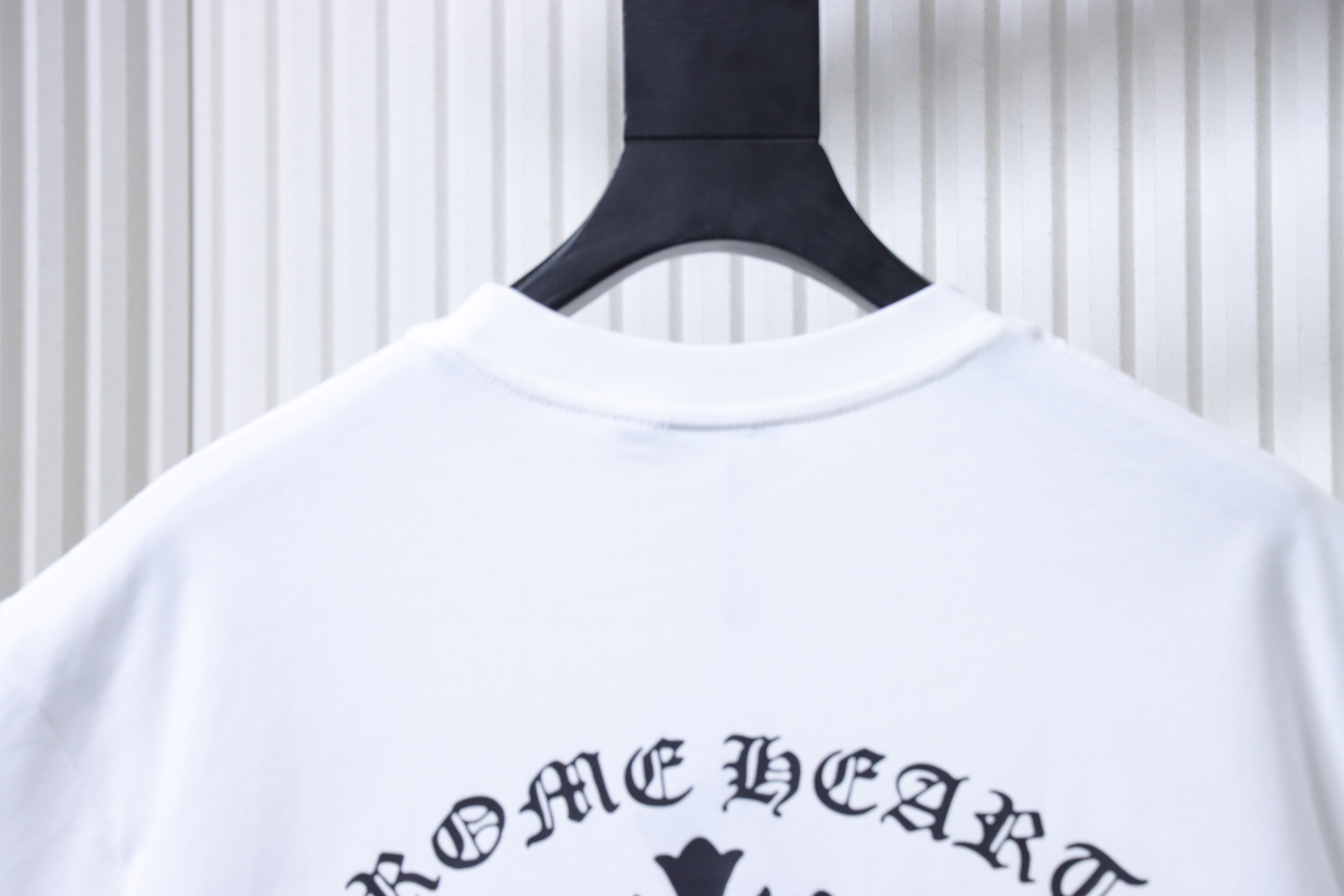 Chrome Hearts 25SS Cross Sanskrit Print Short Sleeve T-Shirt Style 1