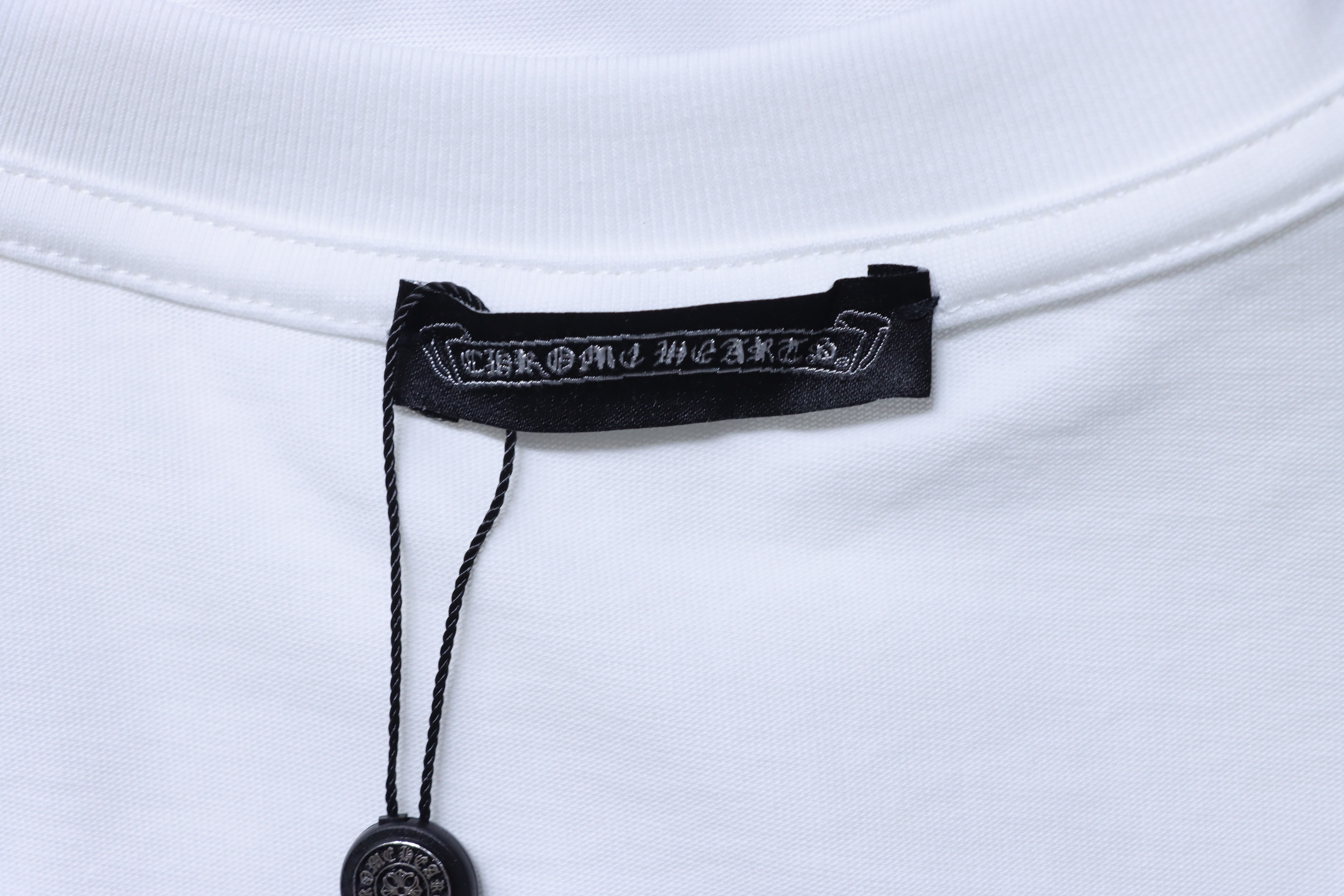 Chrome Hearts 25SS Cross Sanskrit Print Short Sleeve T-Shirt Style 1