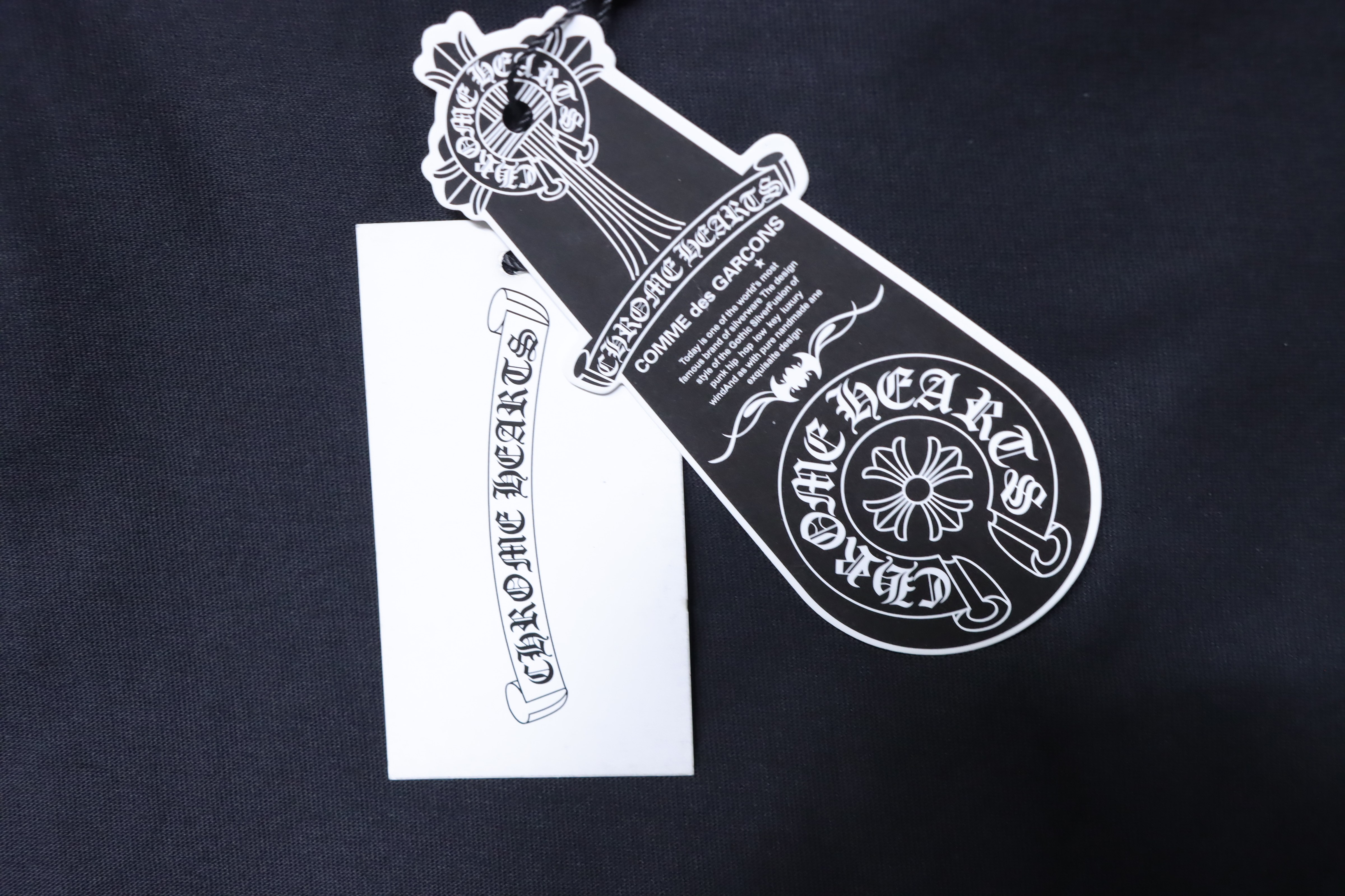 Chrome Hearts 25SS Cross Sanskrit Print Short Sleeve T-Shirt Style 2
