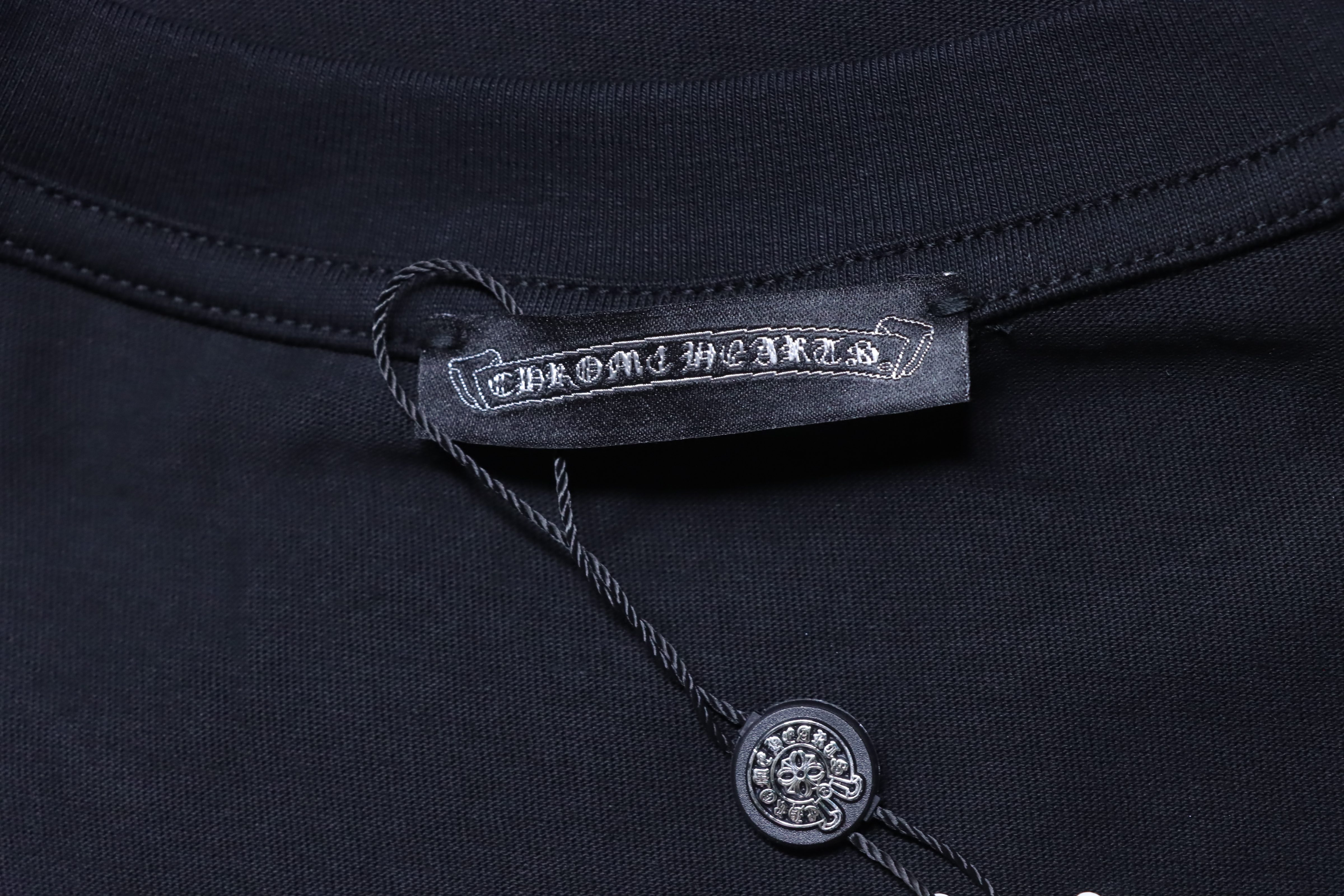 Chrome Hearts 25SS Cross Sanskrit Print Short Sleeve T-Shirt Style 2
