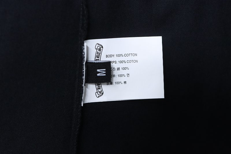 Chrome Hearts 26SS Back Horseshoe Logo Horseshoe Logo Horseshoe Print Short Sleeve T-Shirt Style 2