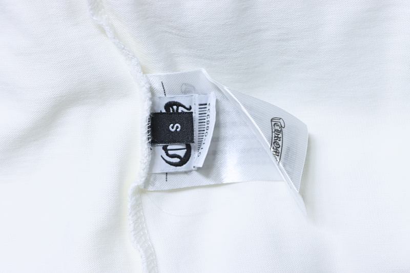 Chrome Hearts 26SS Cross Sanskrit Applique Embroidered CH Short Sleeve T-Shirt Style 2