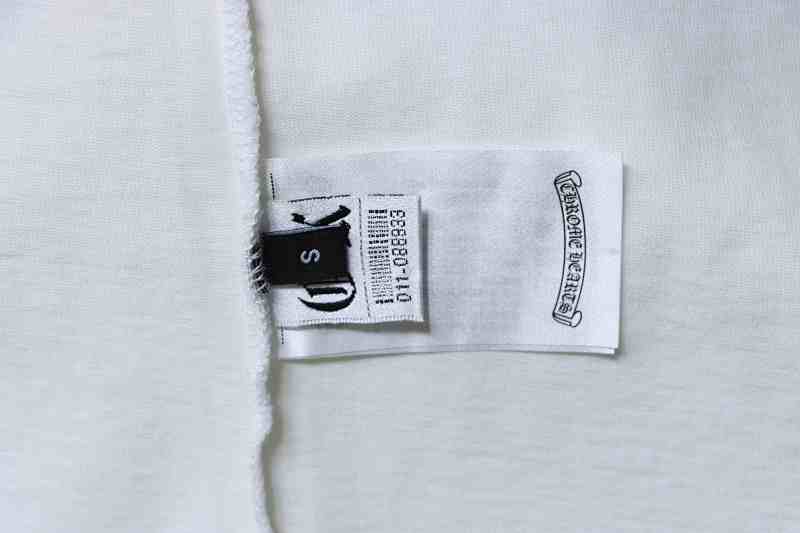 Chrome Hearts 26SS Cross Sanskrit Embroidered CH Short Sleeve T-Shirt Style 1