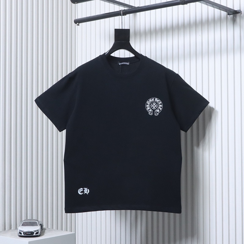 Chrome Hearts 26SS Los Angeles Horseshoe Logo Horseshoe Print Short Sleeve T-Shirt Style 2