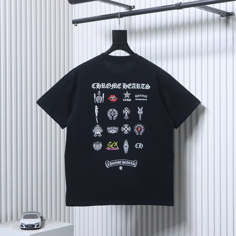 Chrome Hearts 26SS Multi-Element Collection Print Short Sleeve T-Shirt Style 2