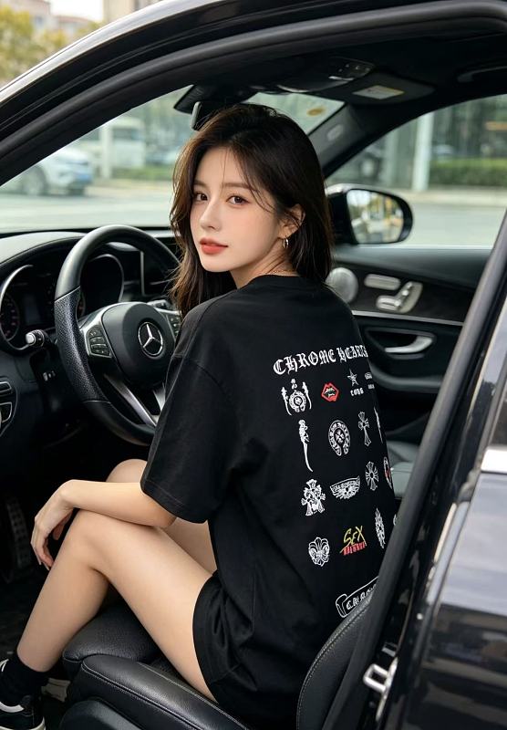 Chrome Hearts 26SS Multi-Element Collection Print Short Sleeve T-Shirt Style 2