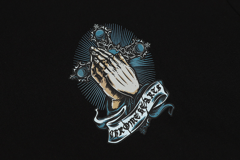 Chrome Hearts Black Graphic 2206 Short Sleeve T-Shirt
