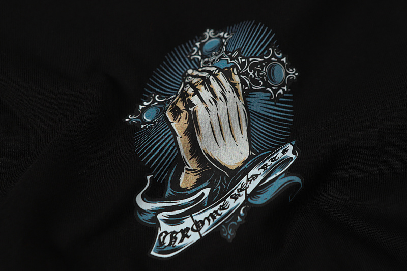 Chrome Hearts Black Graphic 2206 Short Sleeve T-Shirt