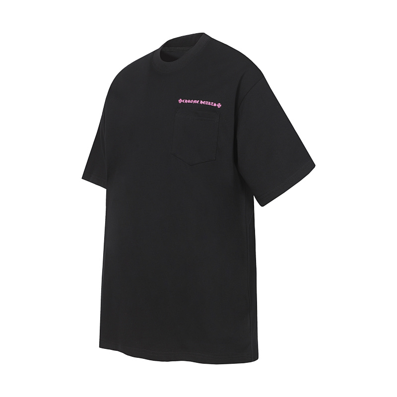 Chrome Hearts Black Graphic 2222 Short Sleeve T-Shirt