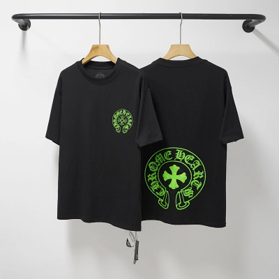 Chrome Hearts Black Graphic 2223 Short Sleeve T-Shirt 01