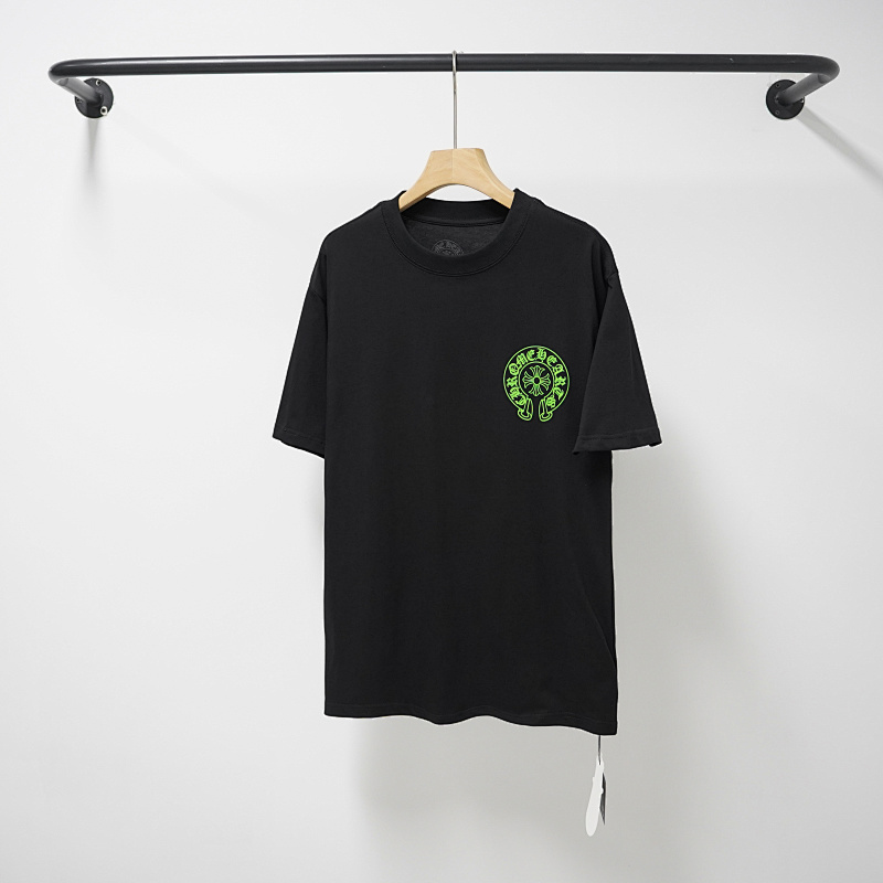 Chrome Hearts Black Graphic 2223 Short Sleeve T-Shirt