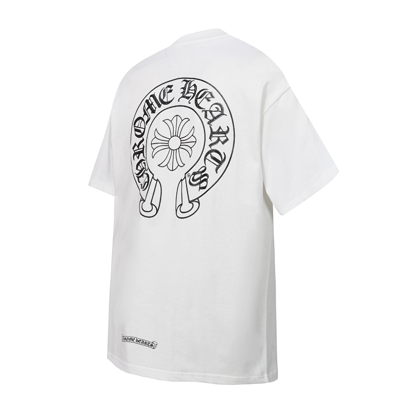 Chrome Hearts Black White Glow Black White 2238 Short Sleeve T-Shirt