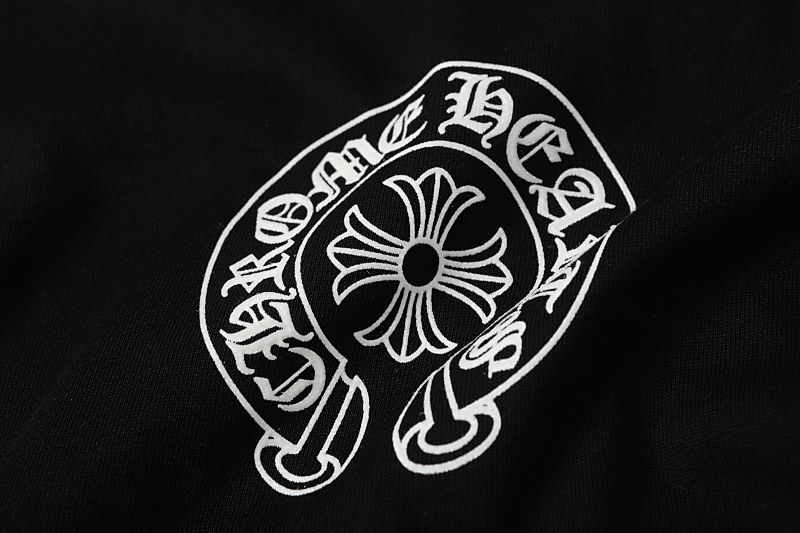 Chrome Hearts Black White Glow Black White 2238 Short Sleeve T-Shirt