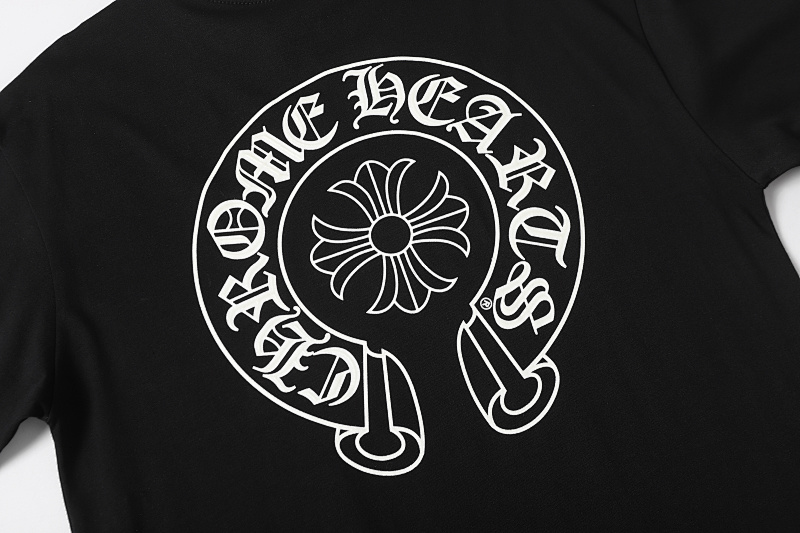 Chrome Hearts Black White Glow Black White 2238 Short Sleeve T-Shirt
