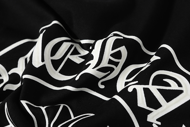 Chrome Hearts Black White Glow Black White 2238 Short Sleeve T-Shirt