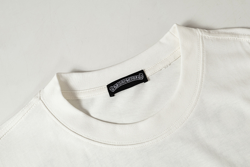Chrome Hearts Black White Graphic 2011 Short Sleeve T-Shirt